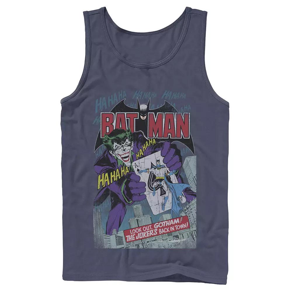 Men's DC Comics Batman And Joker Comic Cover Tank Top,  Product Image