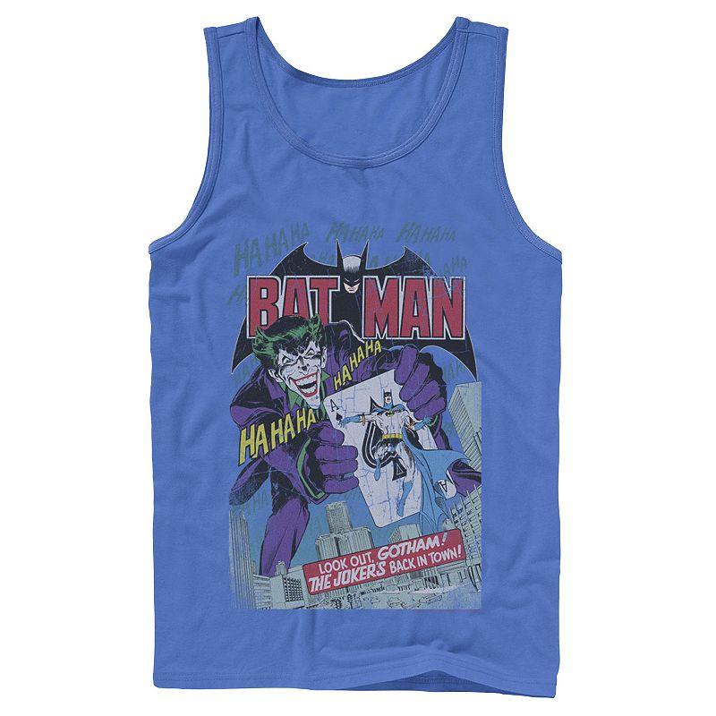 Men's DC Comics Batman And Joker Comic Cover Tank Top,  Product Image