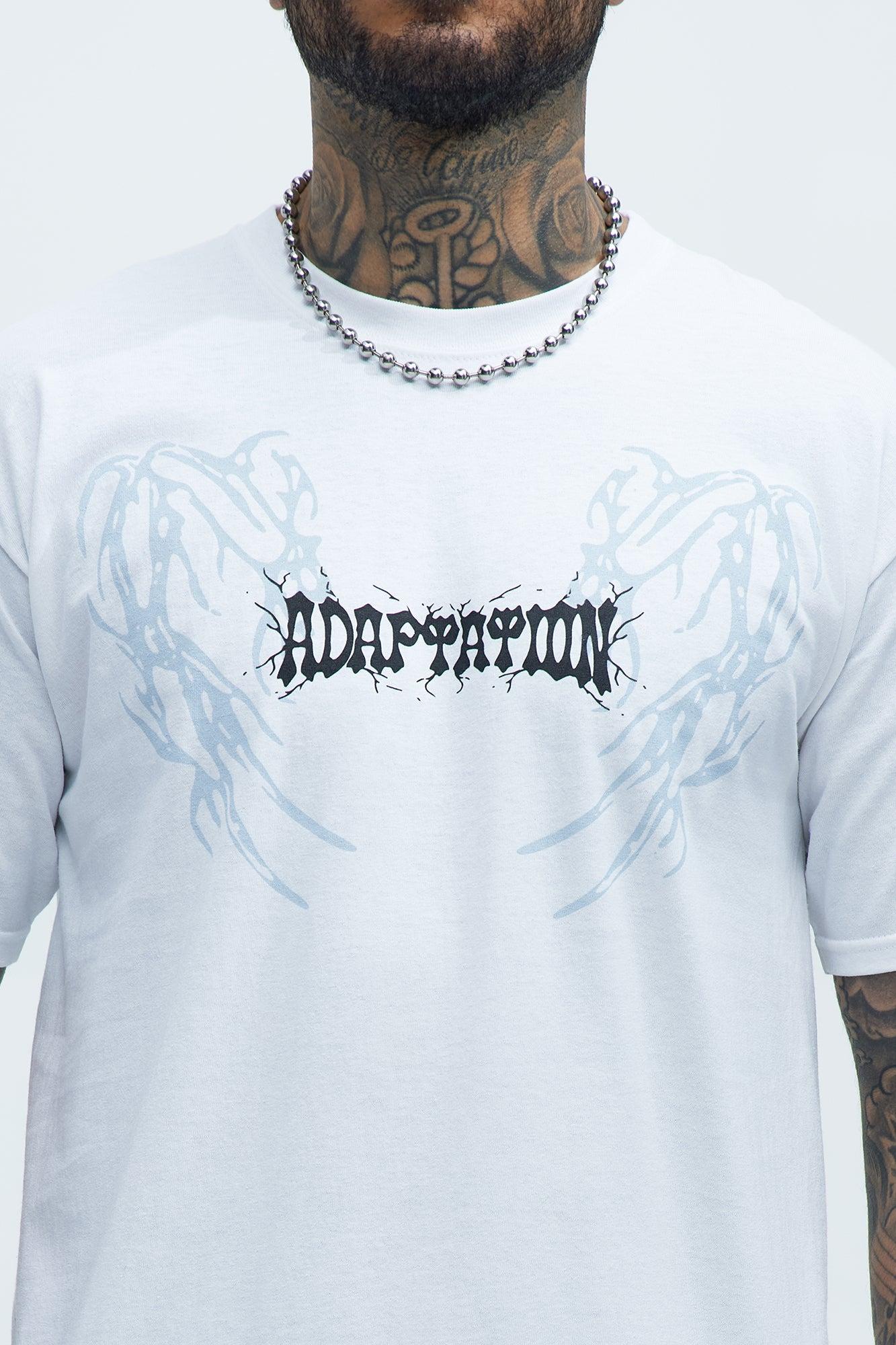 Adaption Is Key Short Sleeve Tee - White Product Image