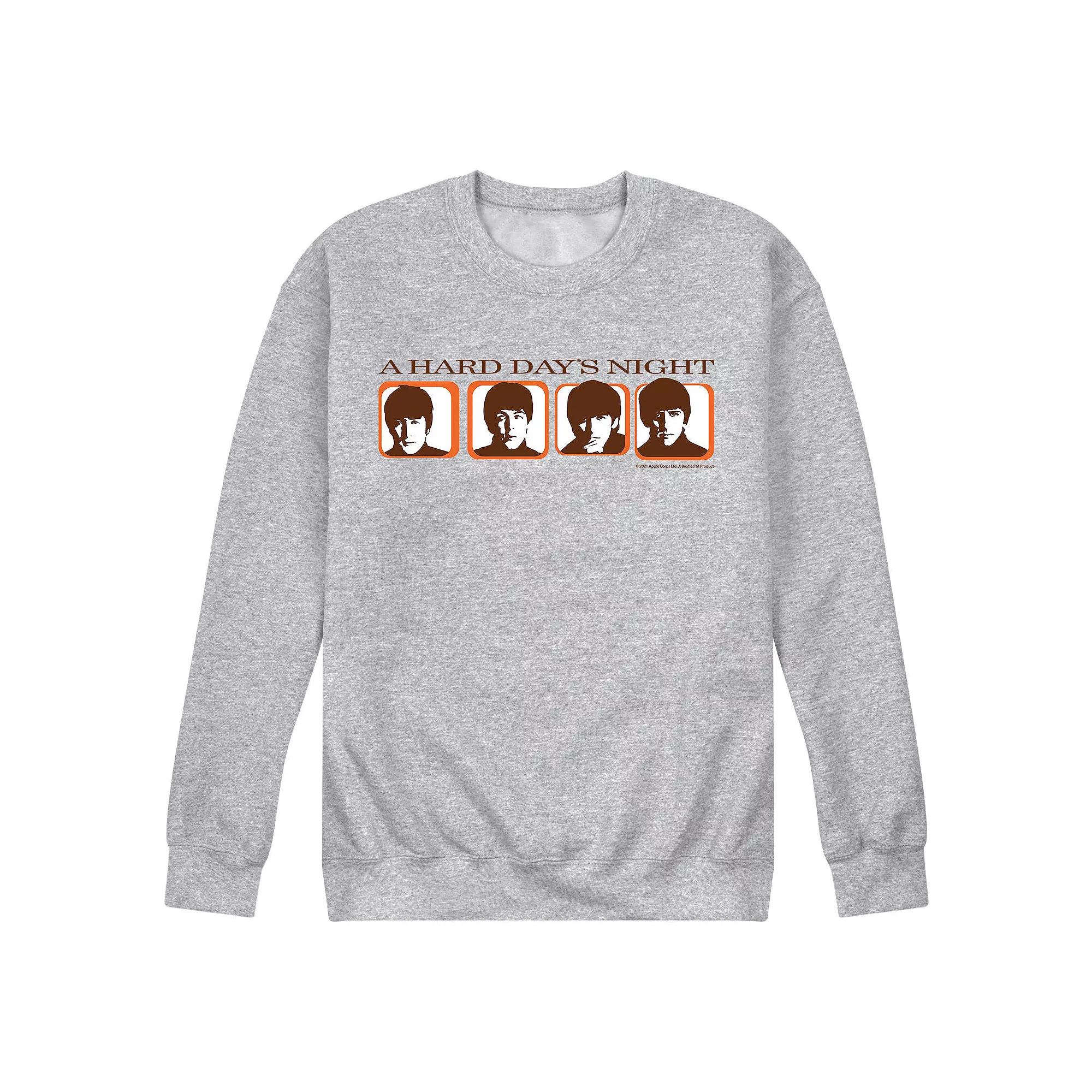 Men's The Beatles Hard Days Night Sweatshirt,  Product Image