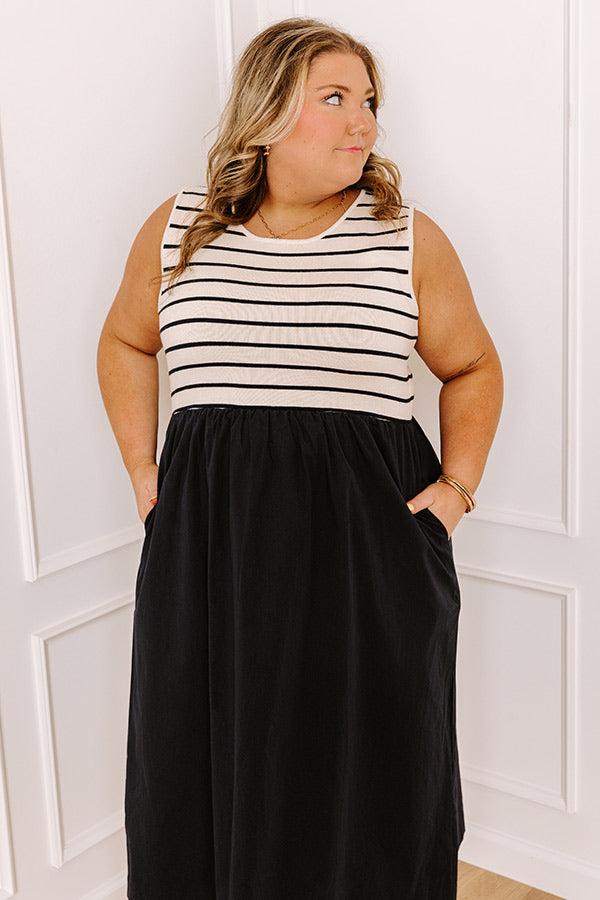 Santa Monica Pier Stripe Midi Curves Product Image