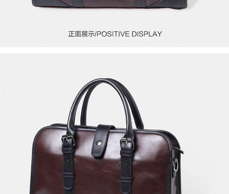Faux Leather Briefcase Product Image