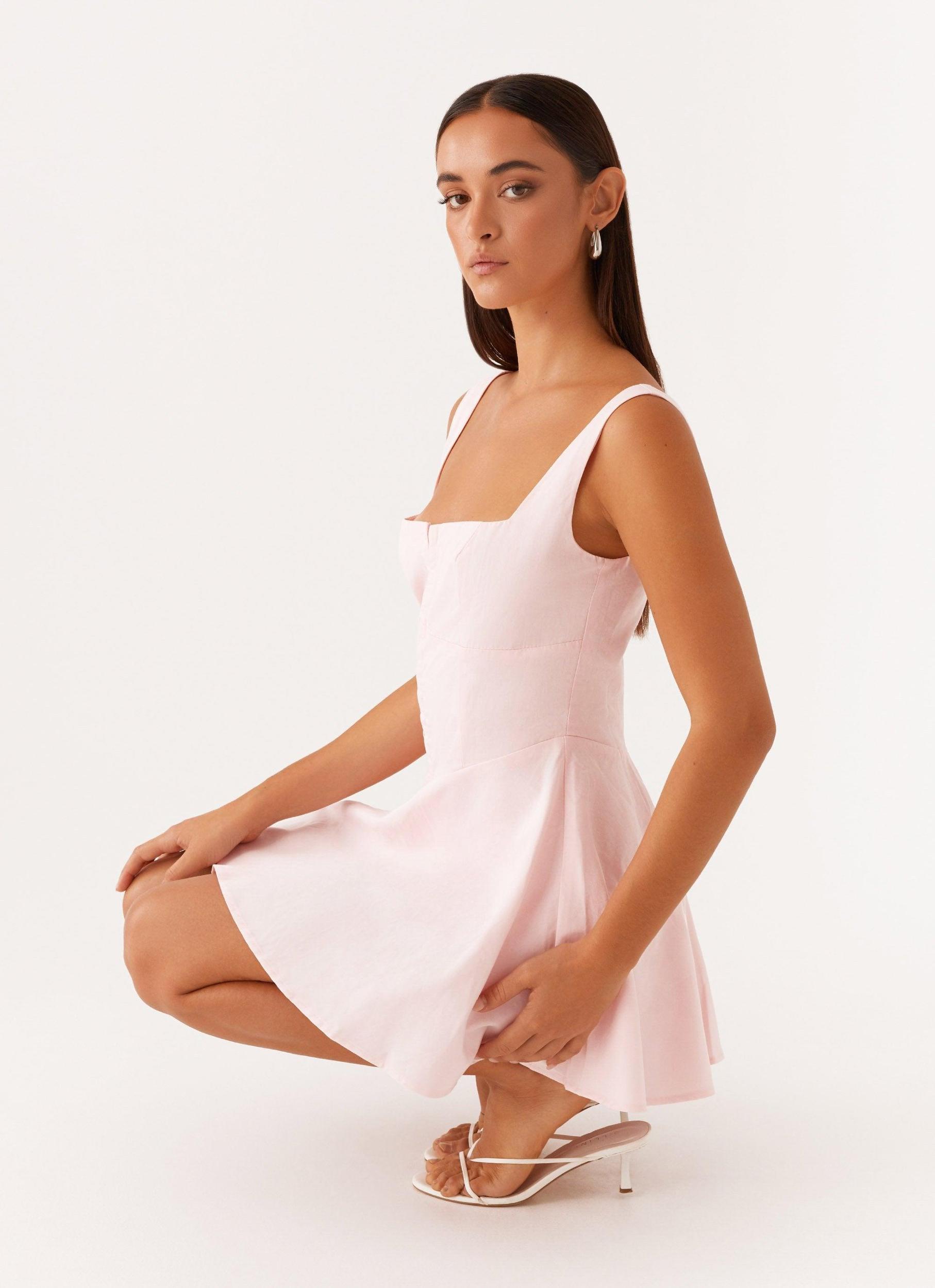 The Isle Mini Dress - Pink Girls Product Image
