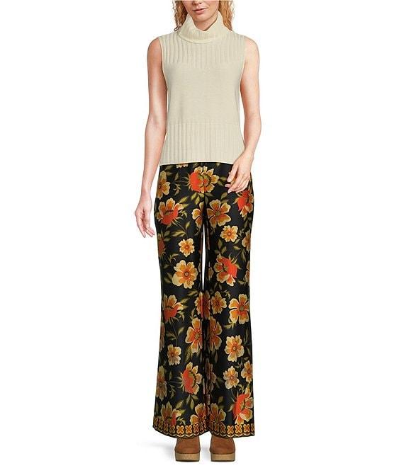 Chelsea & Violet Rosie Turtleneck Sleeveless Wool Blend Sweater Tank Product Image