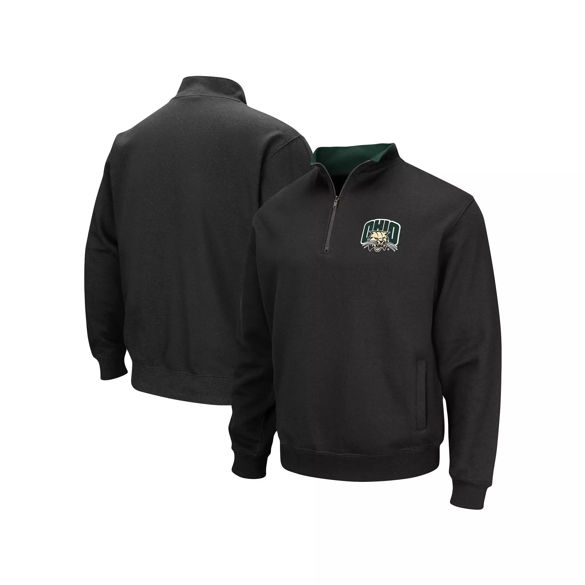 Men's Colosseum Black LSU Tigers Big & Tall Tortugas Quarter-Zip Jacket,  Product Image