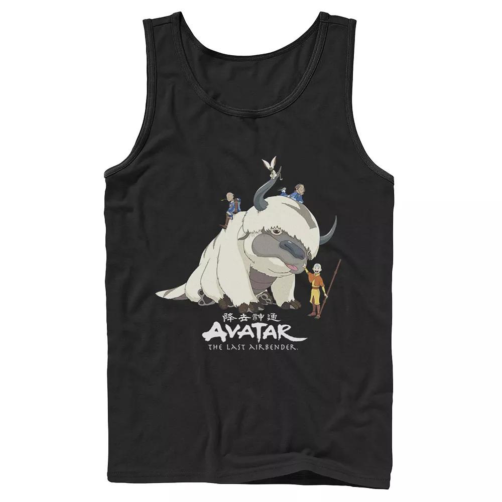 Men's Avatar: The Last Airbender Appa Group Shot Logo Tank Top,  Product Image