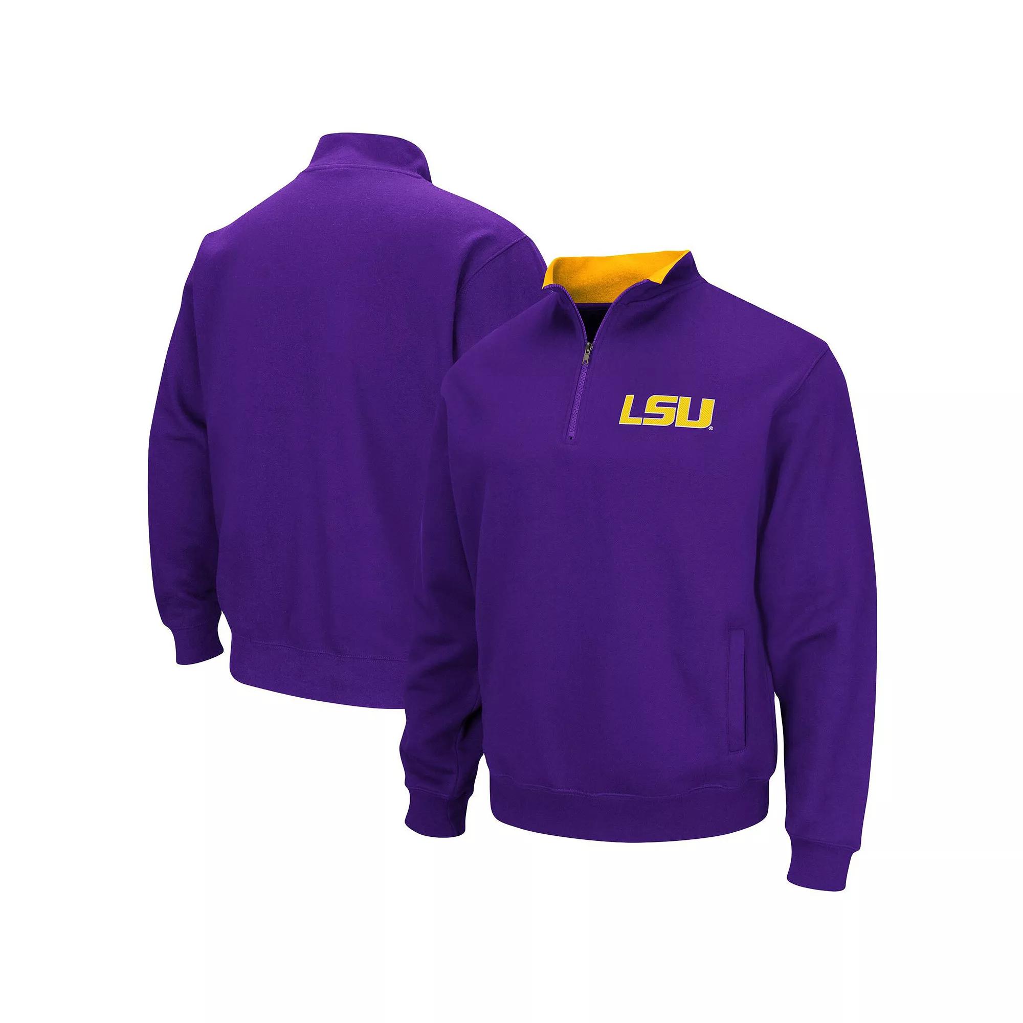 Men's Colosseum Crimson Alabama Crimson Tide Tortugas Logo Quarter-Zip Pullover Jacket,  Product Image