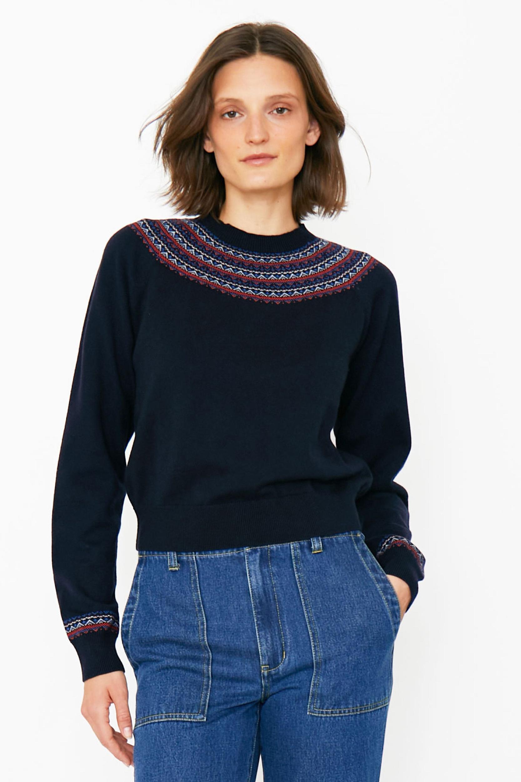 The Arielle - Navy/Poppy/Cream Product Image