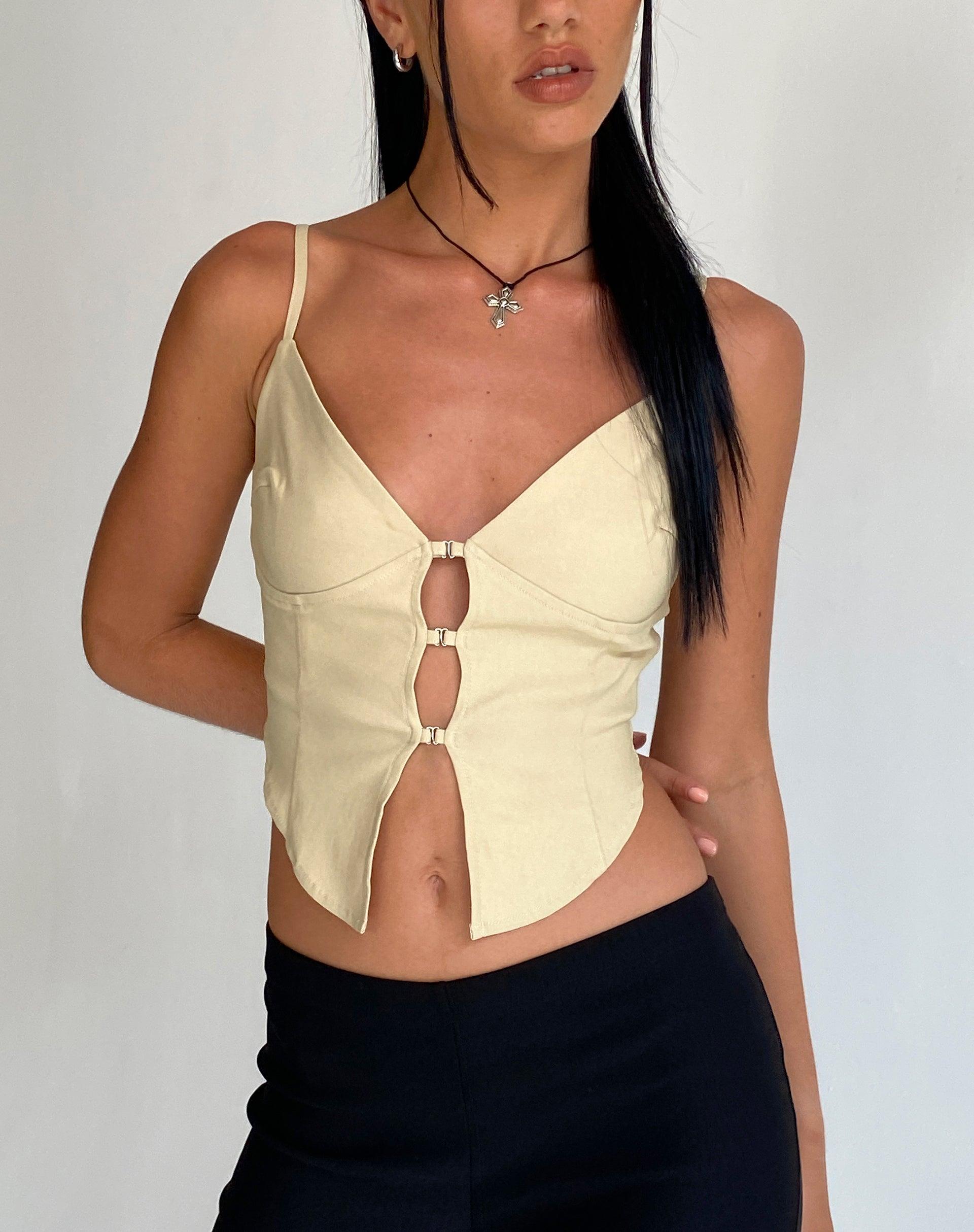 Oleta Cami Top in Cream Female Product Image