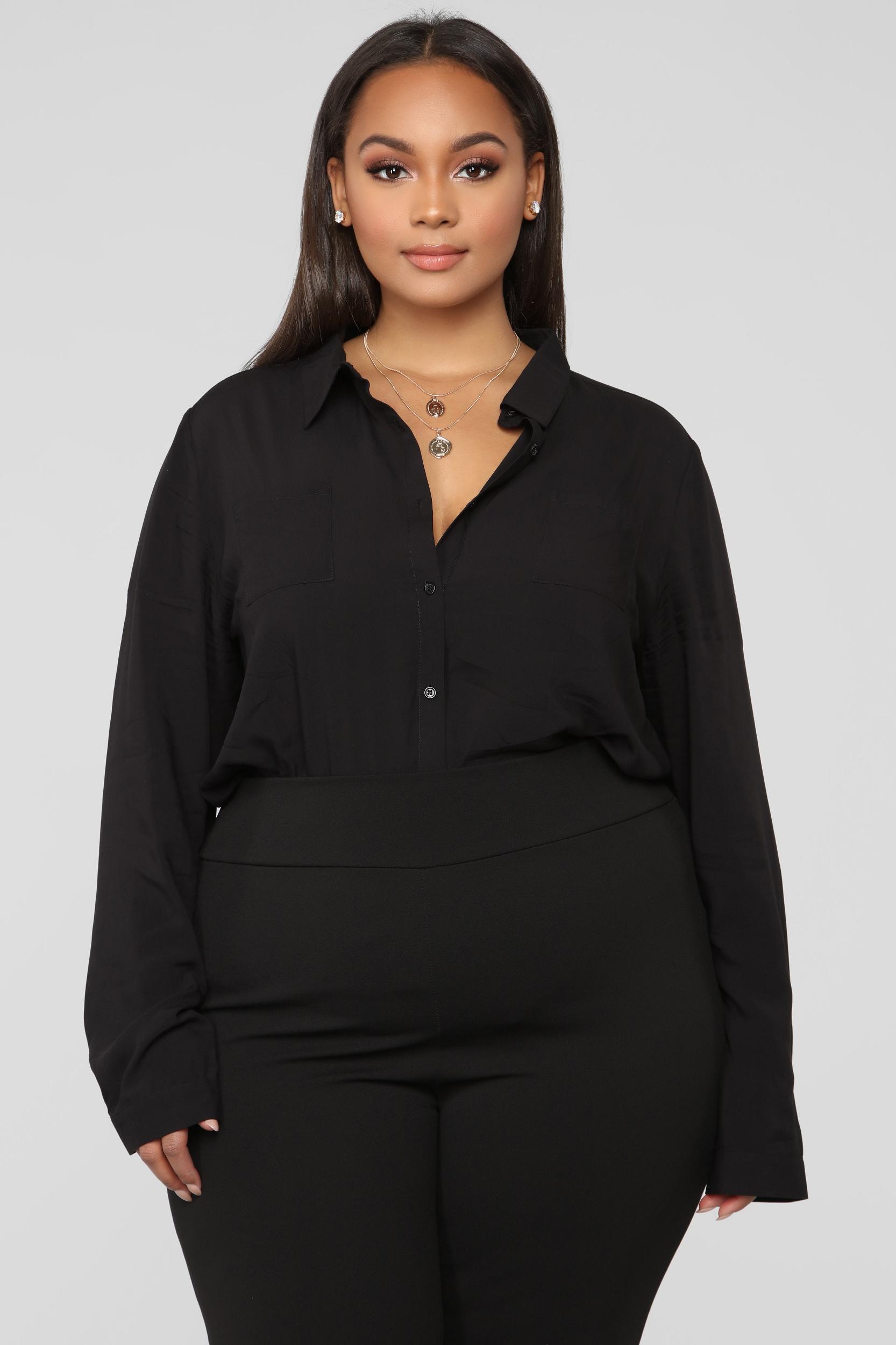 Aurora Woven Top - Black Product Image