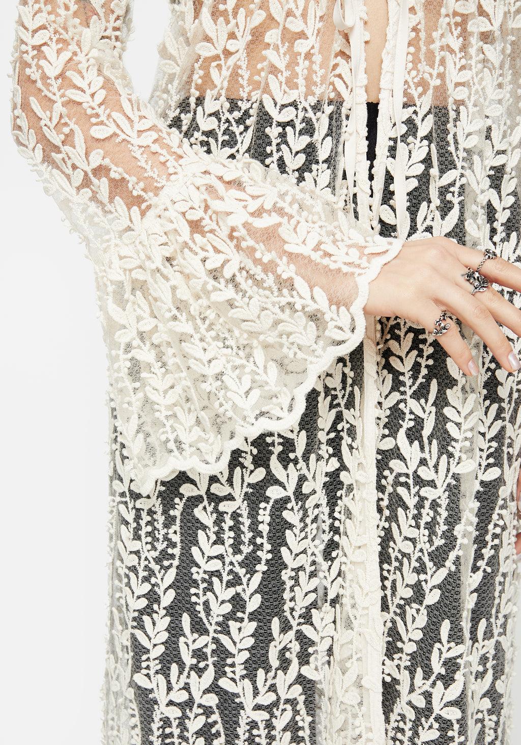 Evangeline Lace Kimono Product Image