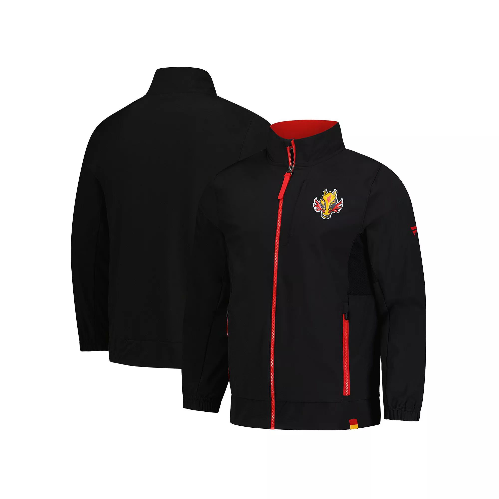 Men's Fanatics Black Chicago Blackhawks Authentic Pro Rink Coaches Full-Zip Jacket,  Product Image