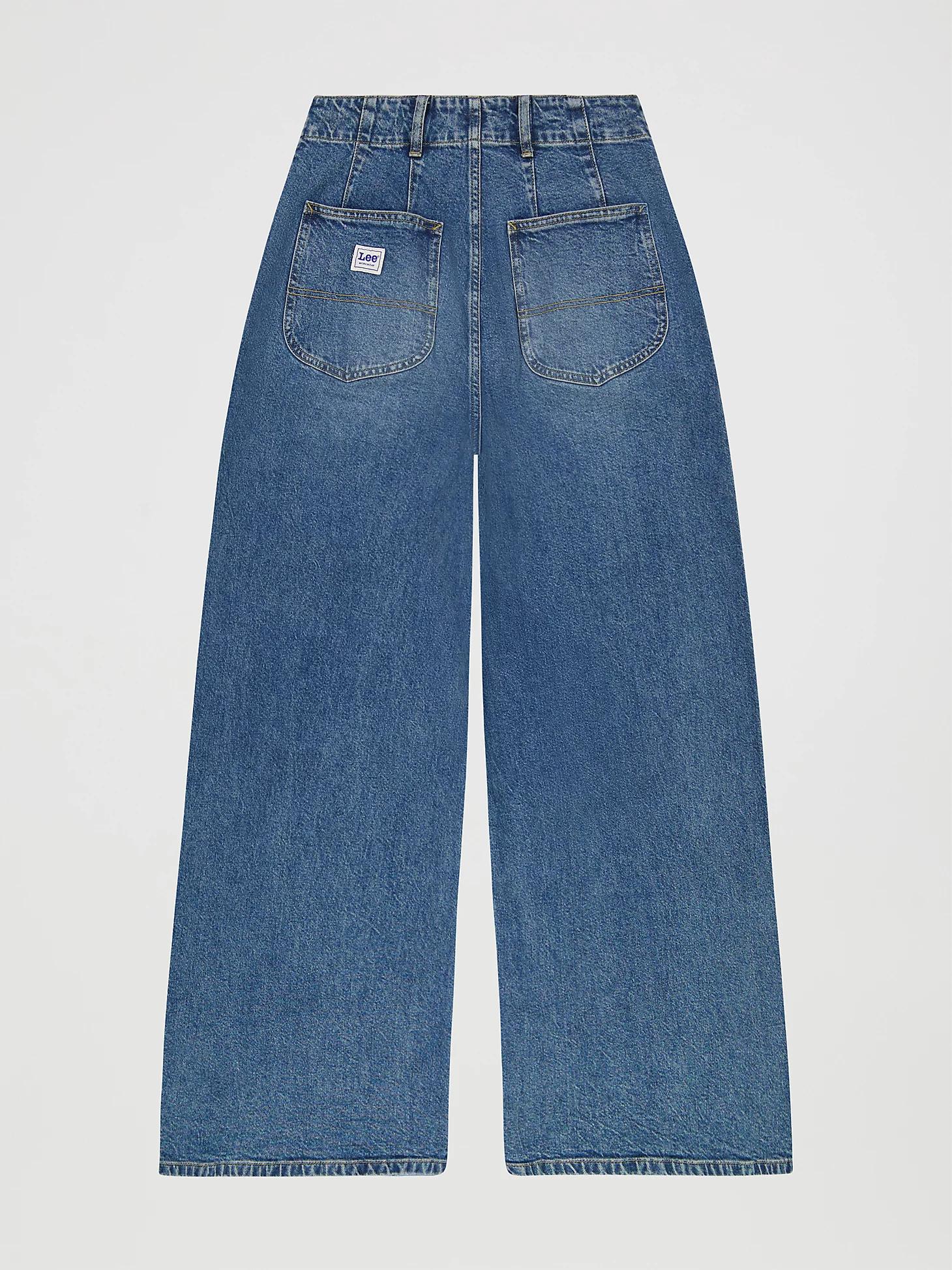 Women's Pleated Wide Leg Jean | Women's Jeans | Lee® Product Image