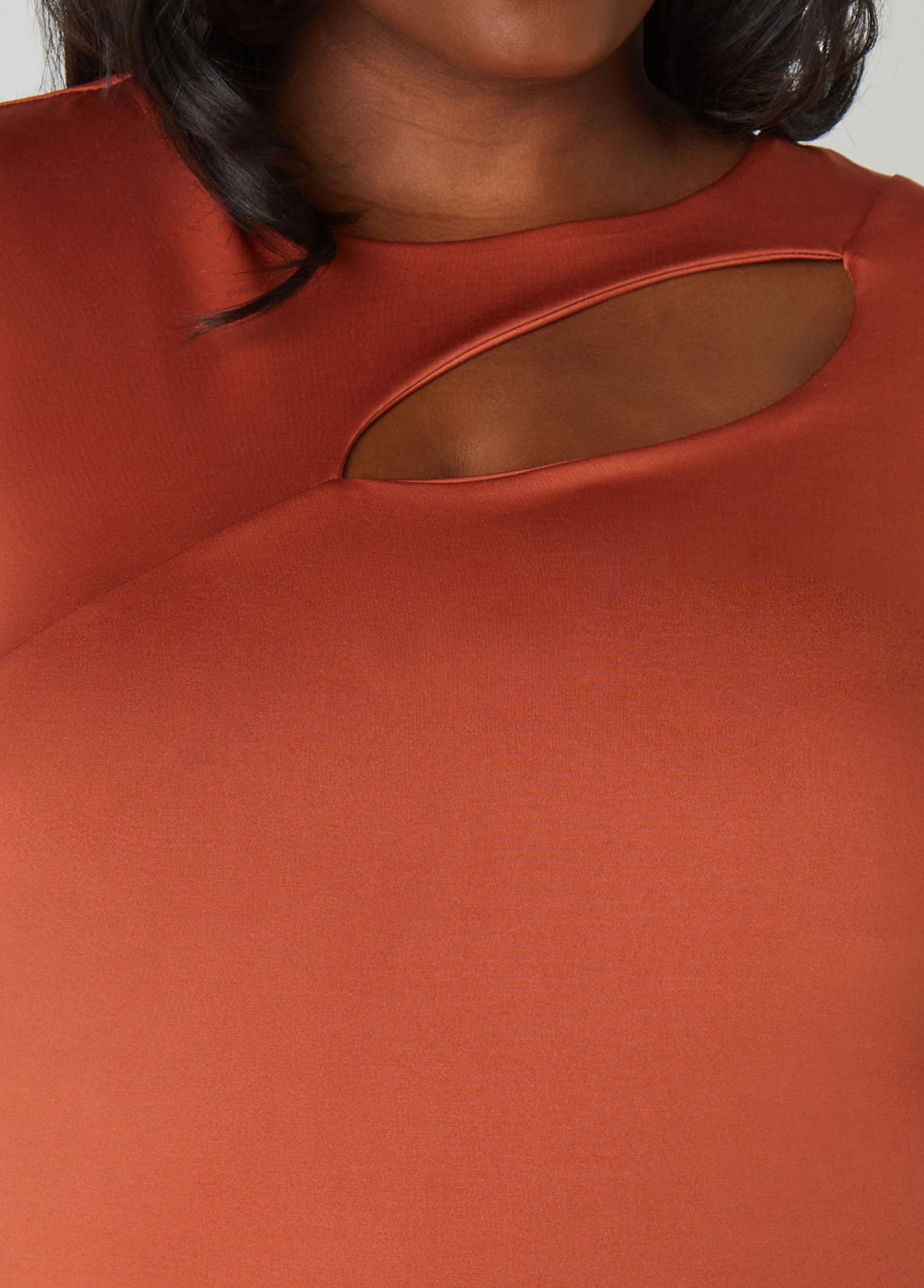 Cutout Stretch Knit Top Product Image