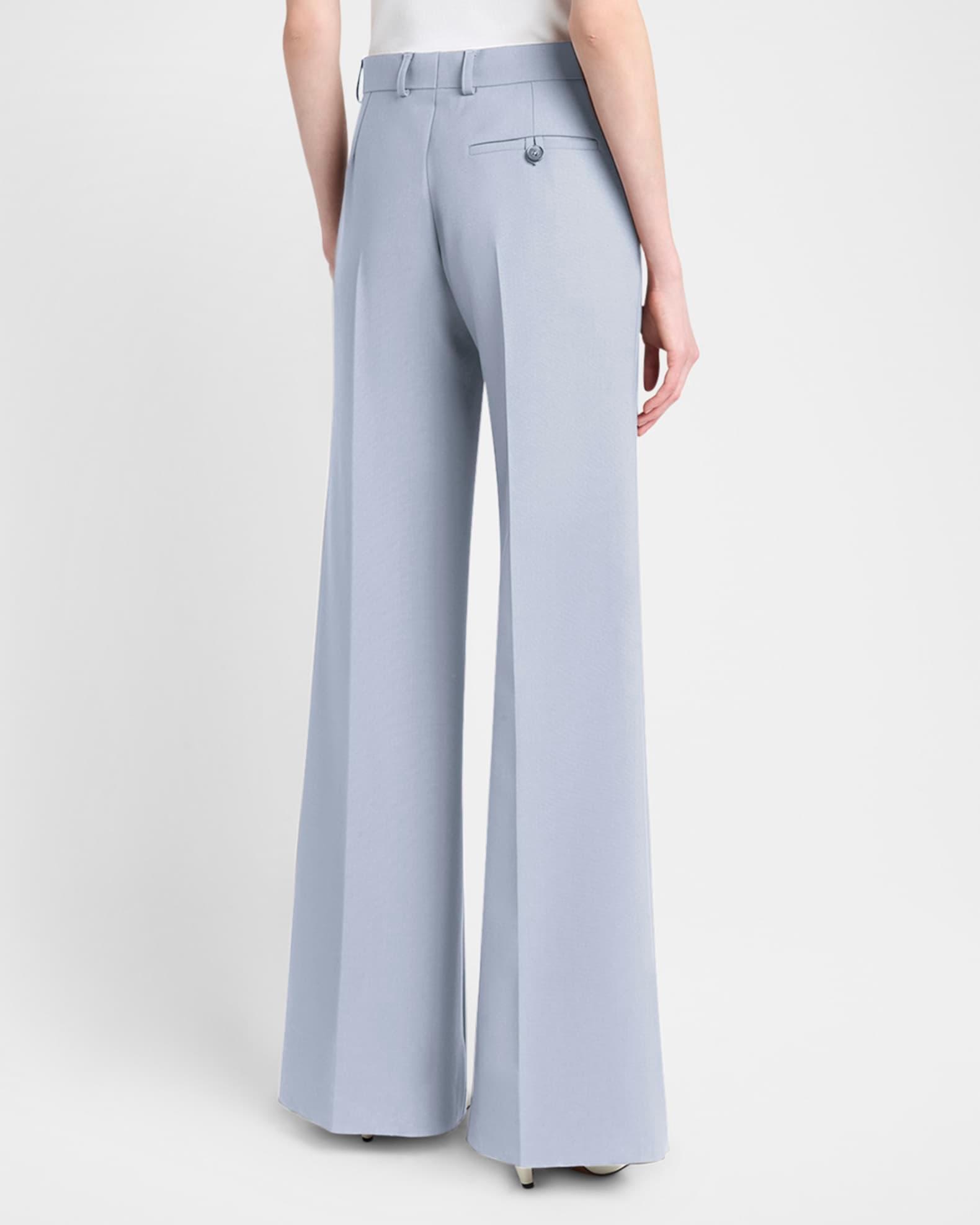 Flared Suiting Wool Trousers Product Image