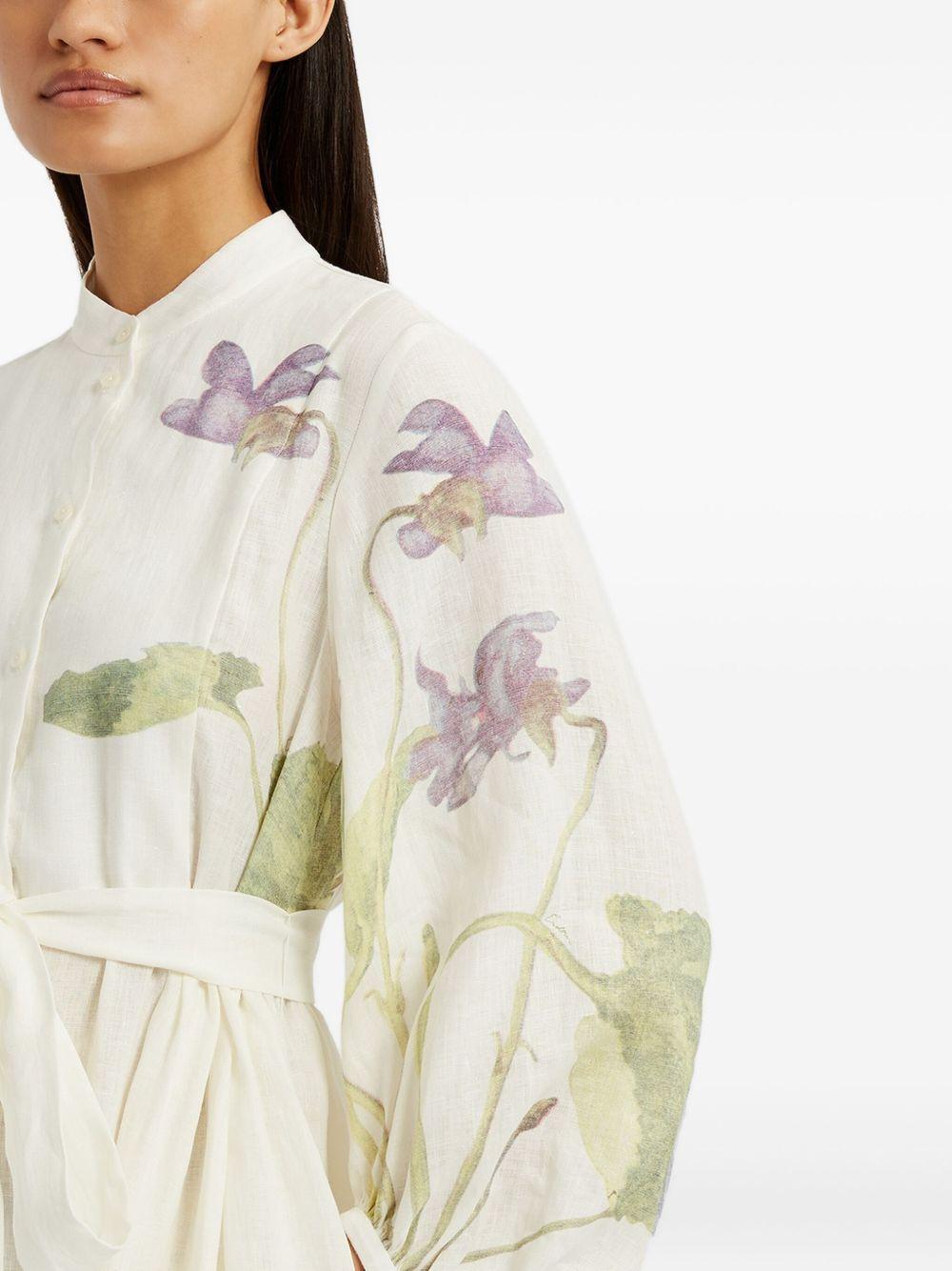 floral-print midi dress Product Image