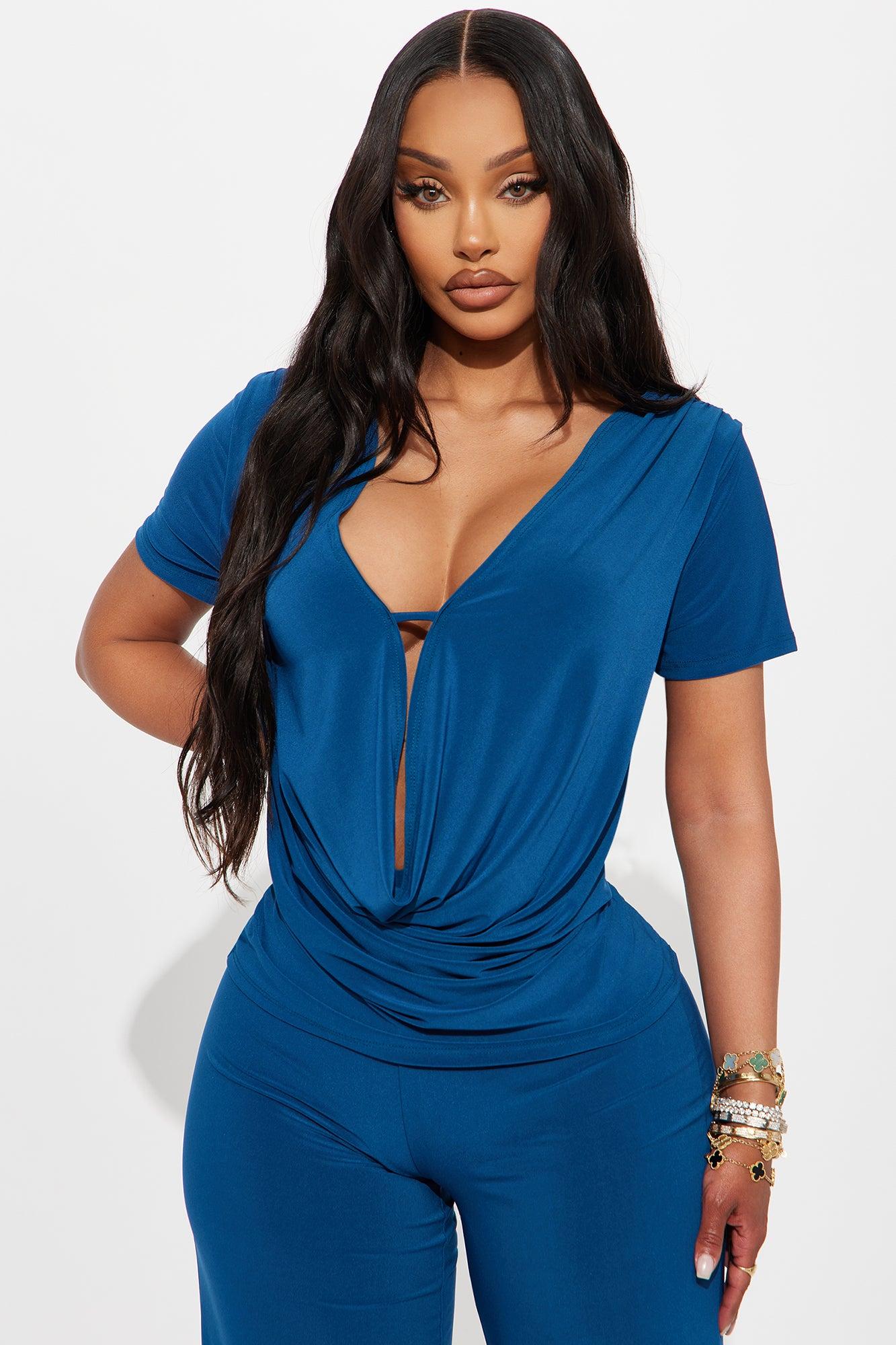 La Rosalinda Pant Set - Teal Female Product Image