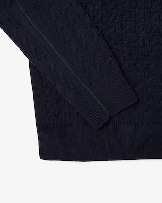 Cable Knit Cotton Sweater Product Image