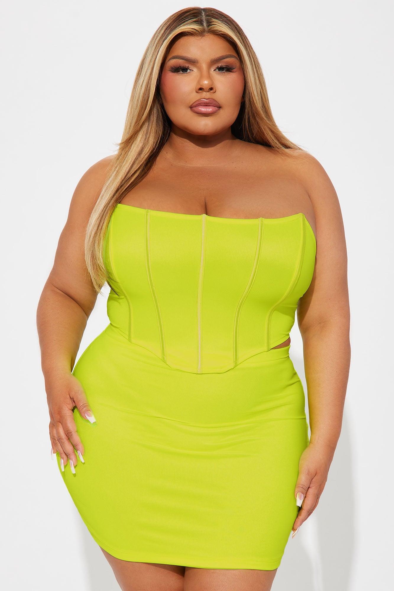 Vegas Night Skirt Set - Lime Product Image