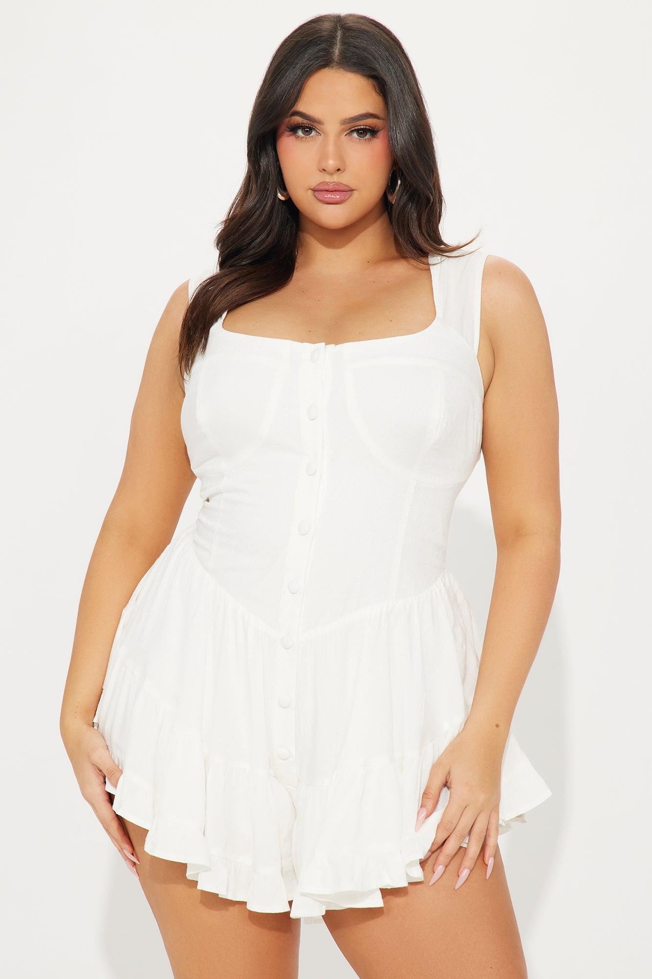 Beach Cottage Romper - Ivory Product Image