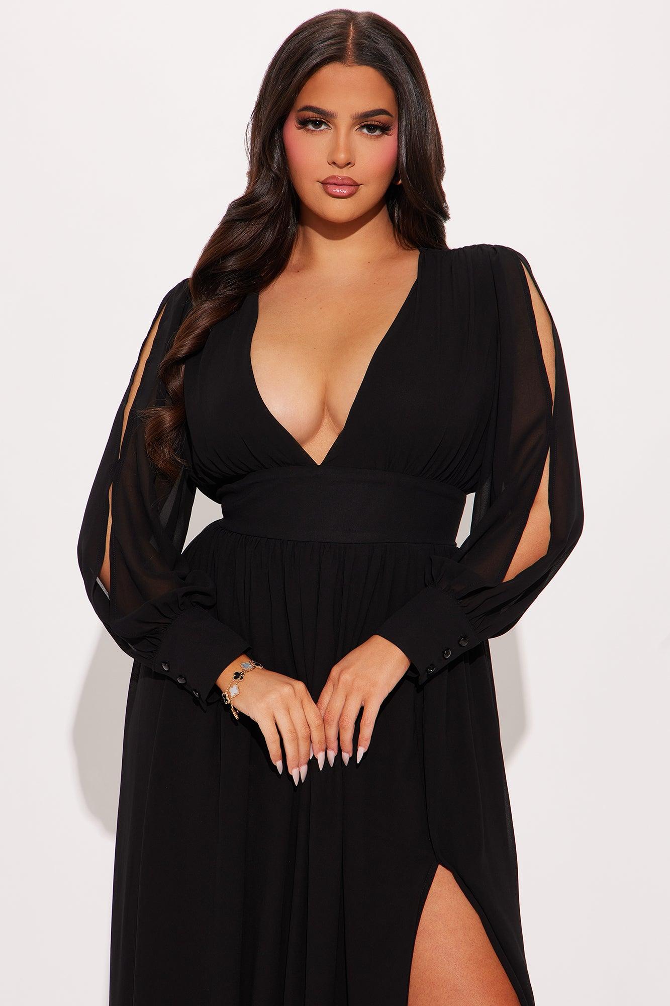 Hold Up Maxi Dress - Black Product Image
