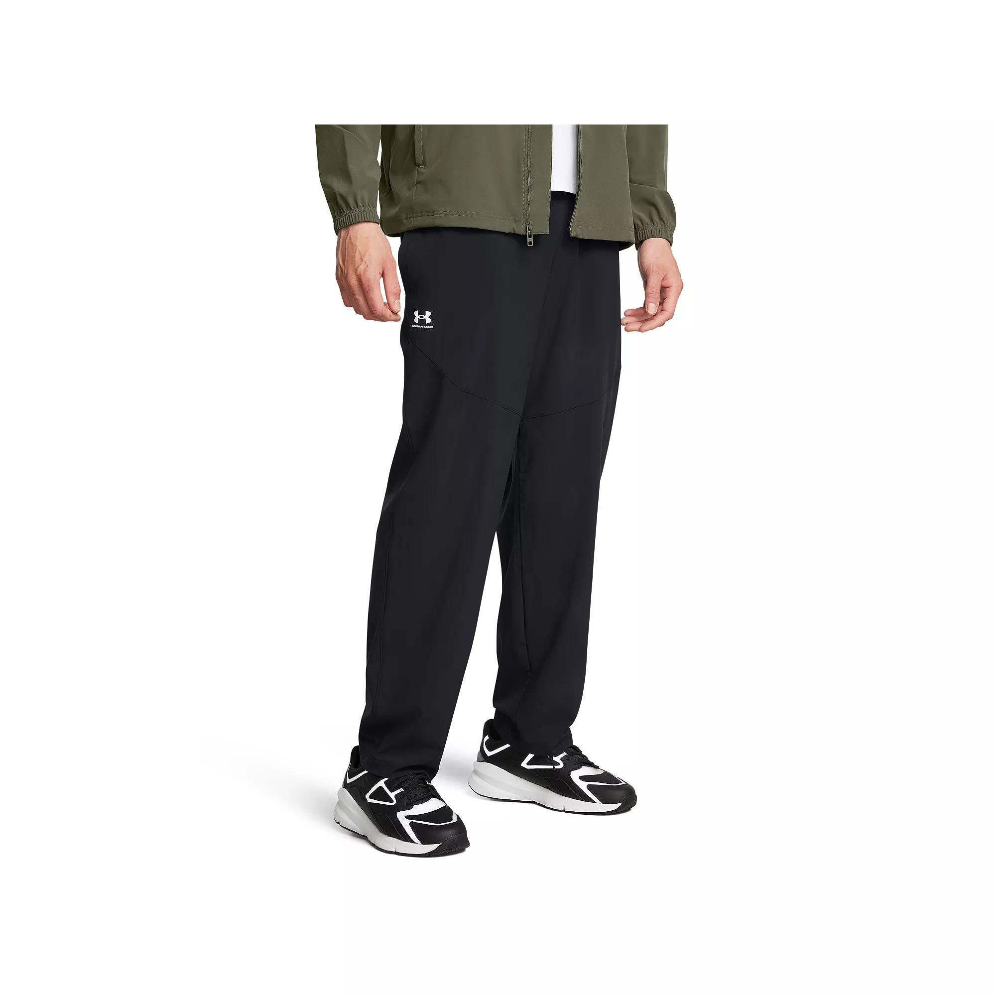 Men's Under Armour Vibe Woven Pants, Size: Small, Black Product Image