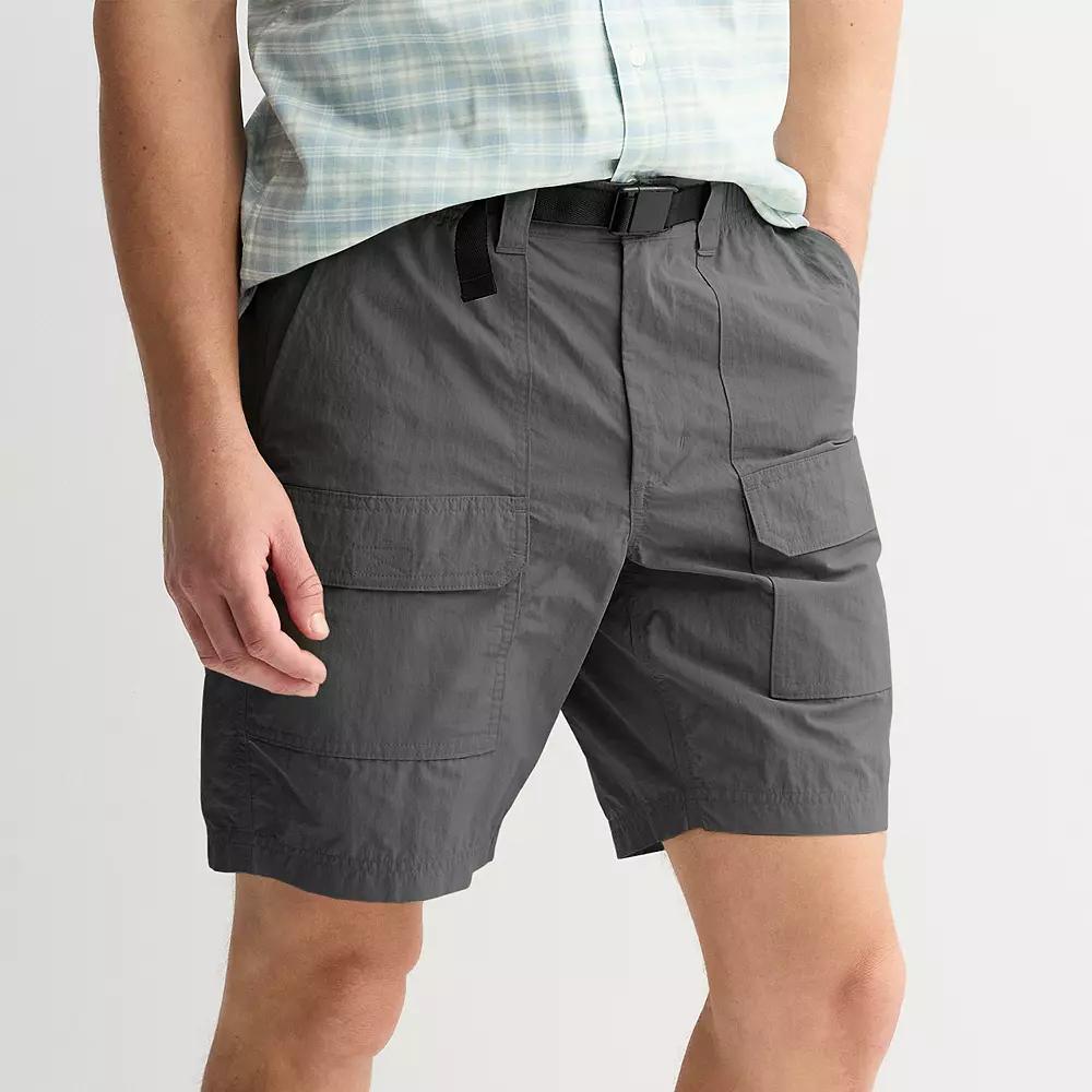 Men's Sonoma Goods For Life® 8.5-in. The Belted Outdoor Shorts, Size: 40 8.5 IN, Castlerock Product Image
