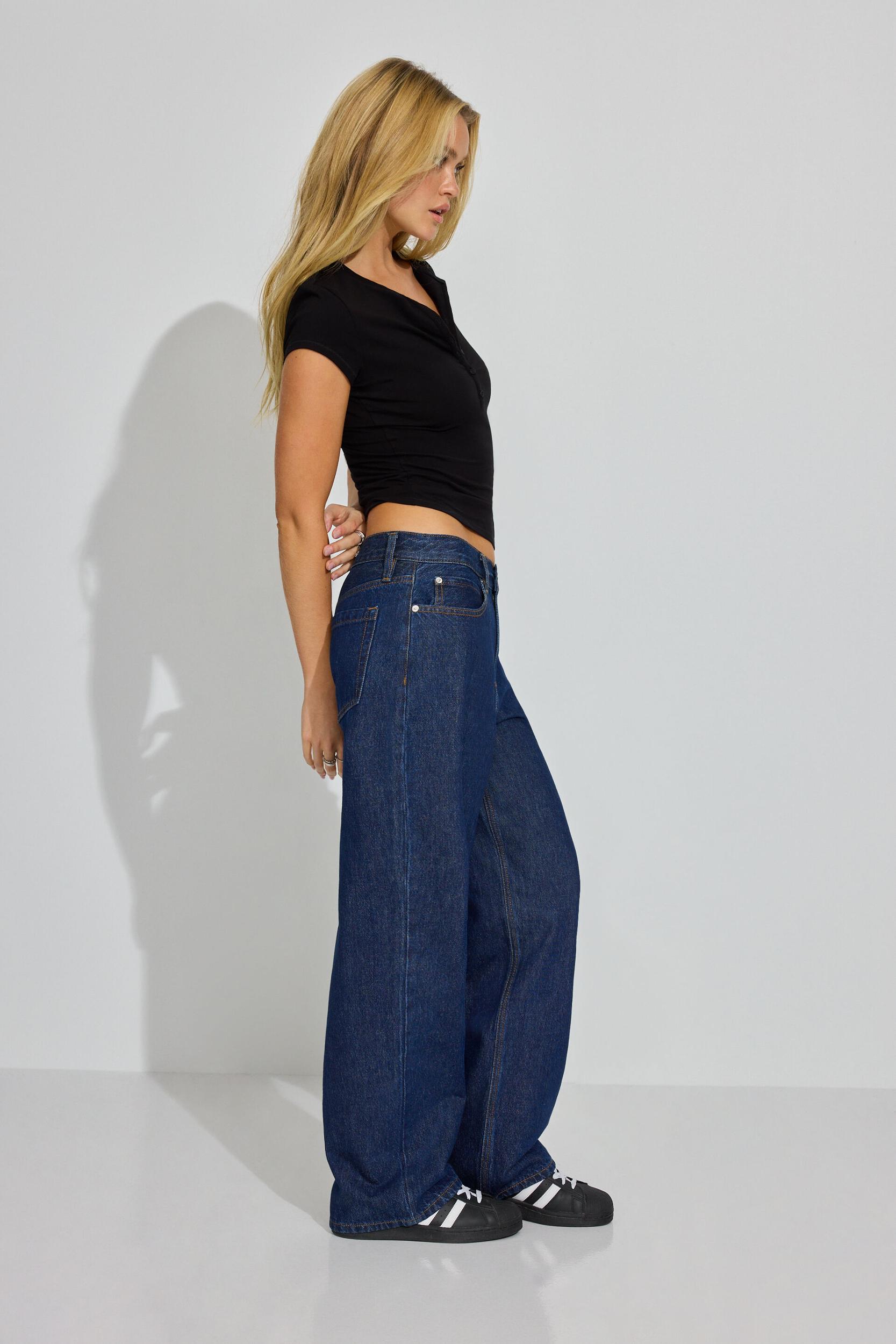 Low Rise Baggy Jeans Product Image