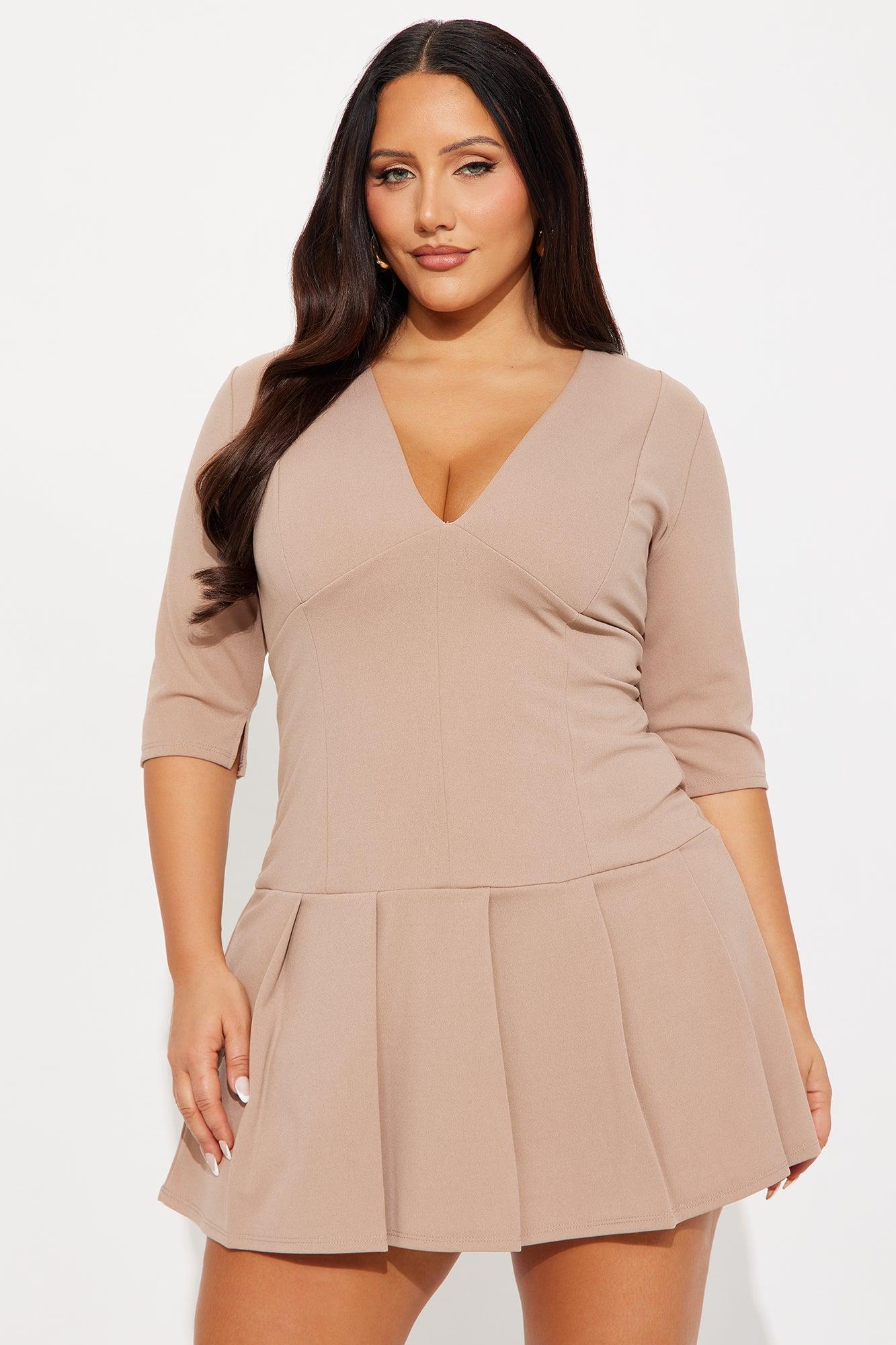 In My Professional Era Mini Dress - Mocha Female Product Image