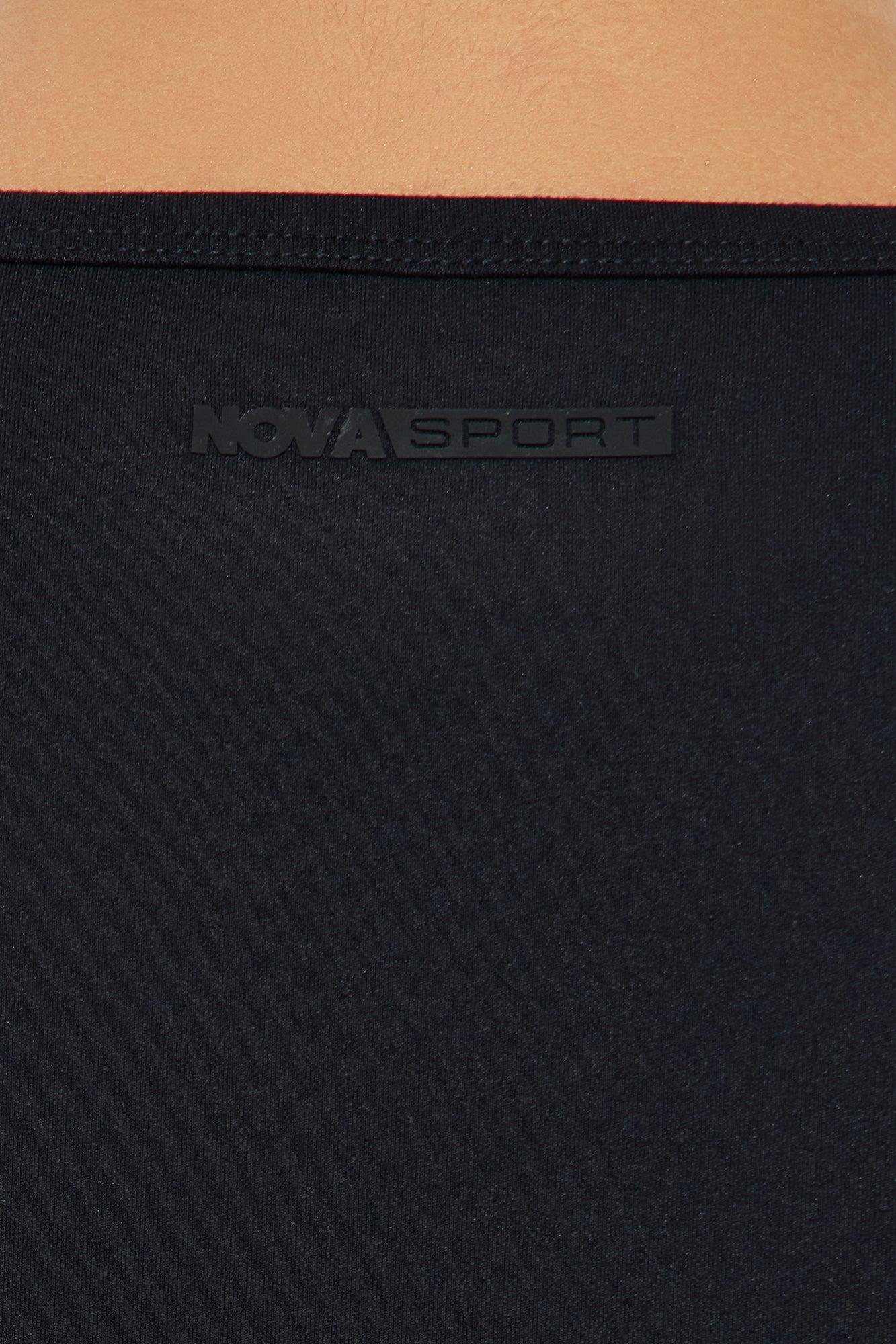 Barre Baddie Super Soft Active Top - Black Product Image