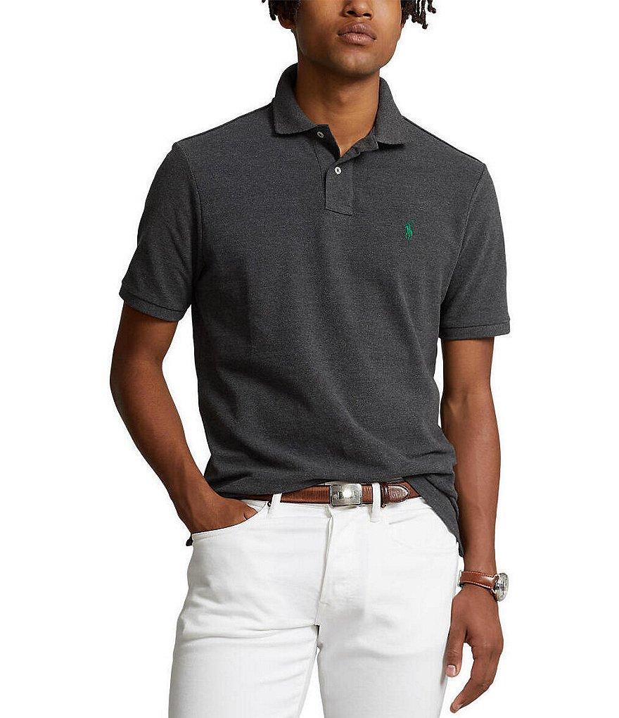 Polo Ralph Lauren Classic Fit Solid Cotton Mesh Polo Shirt Product Image