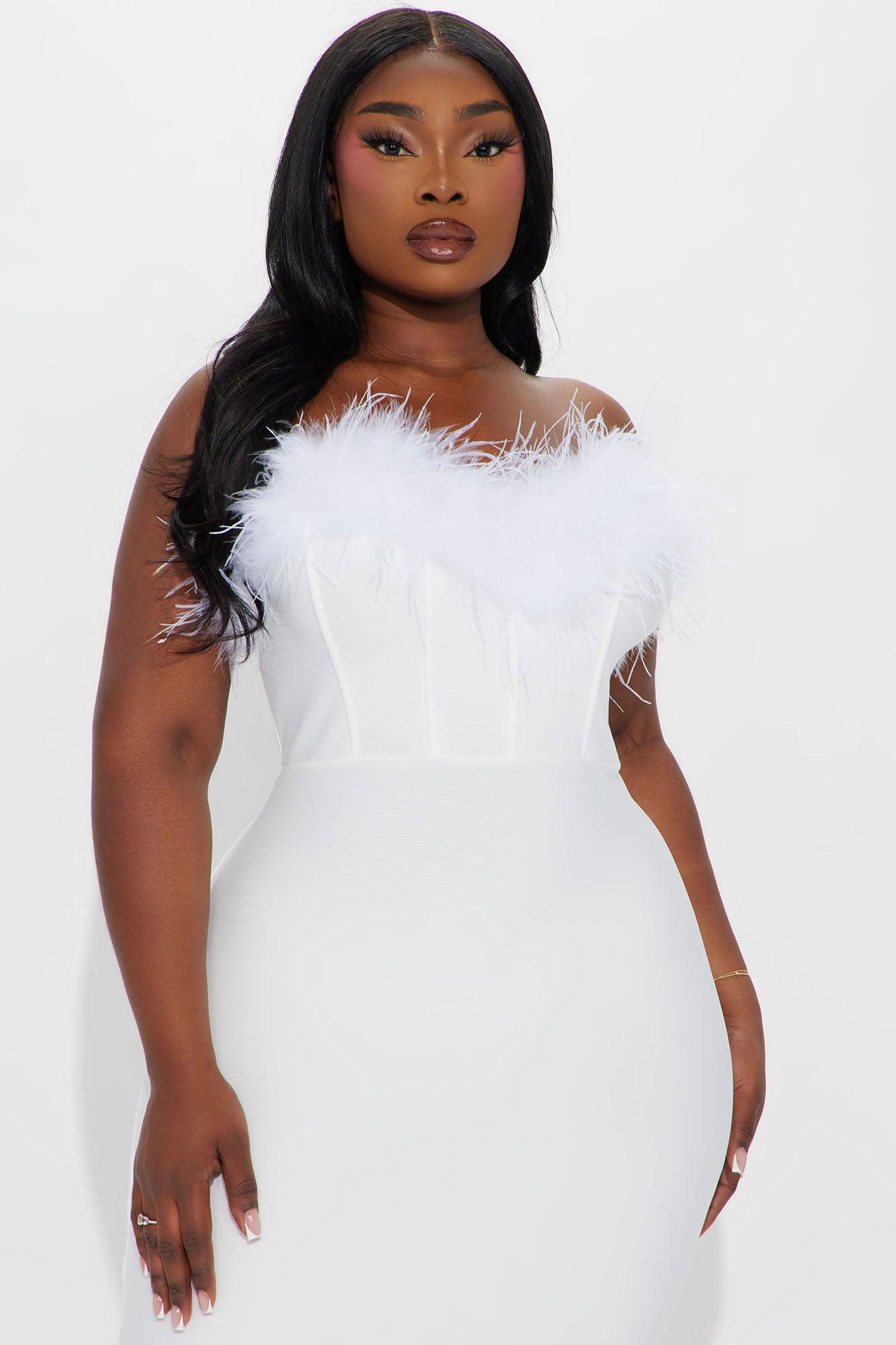 Bridget Bandage Maxi Dress - White Product Image