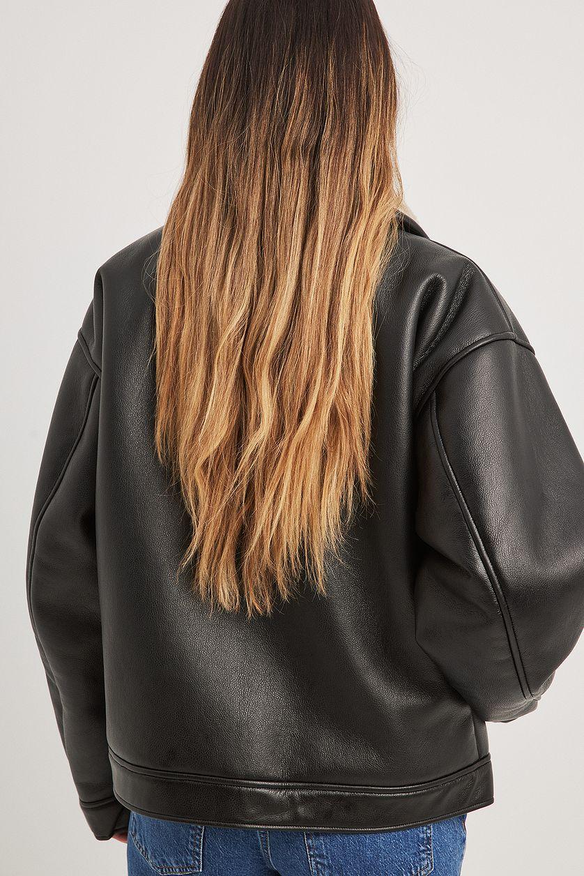 Vintage Look Pu Bonded Jacket Product Image