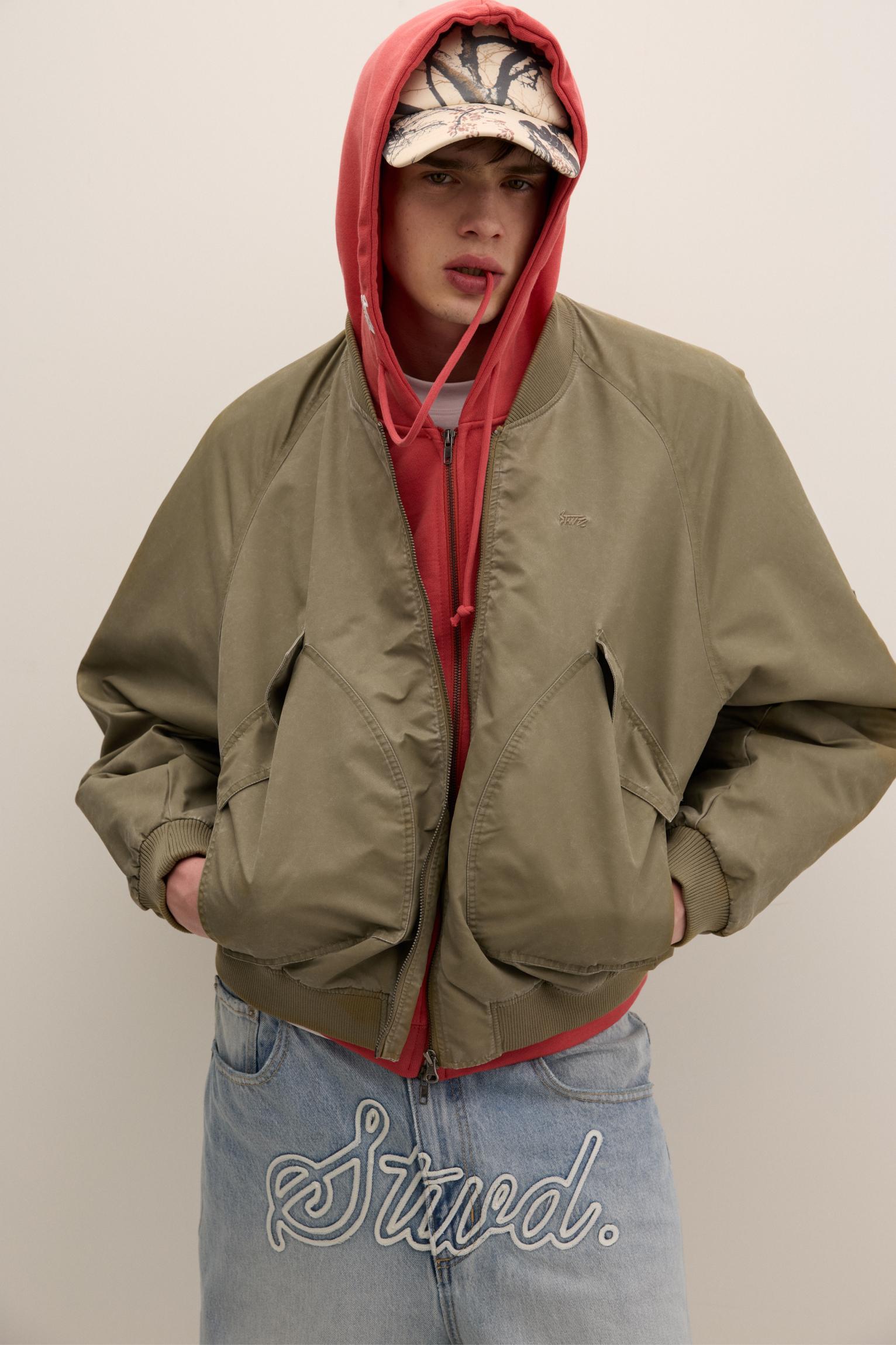 Bomber jacket with pockets Product Image