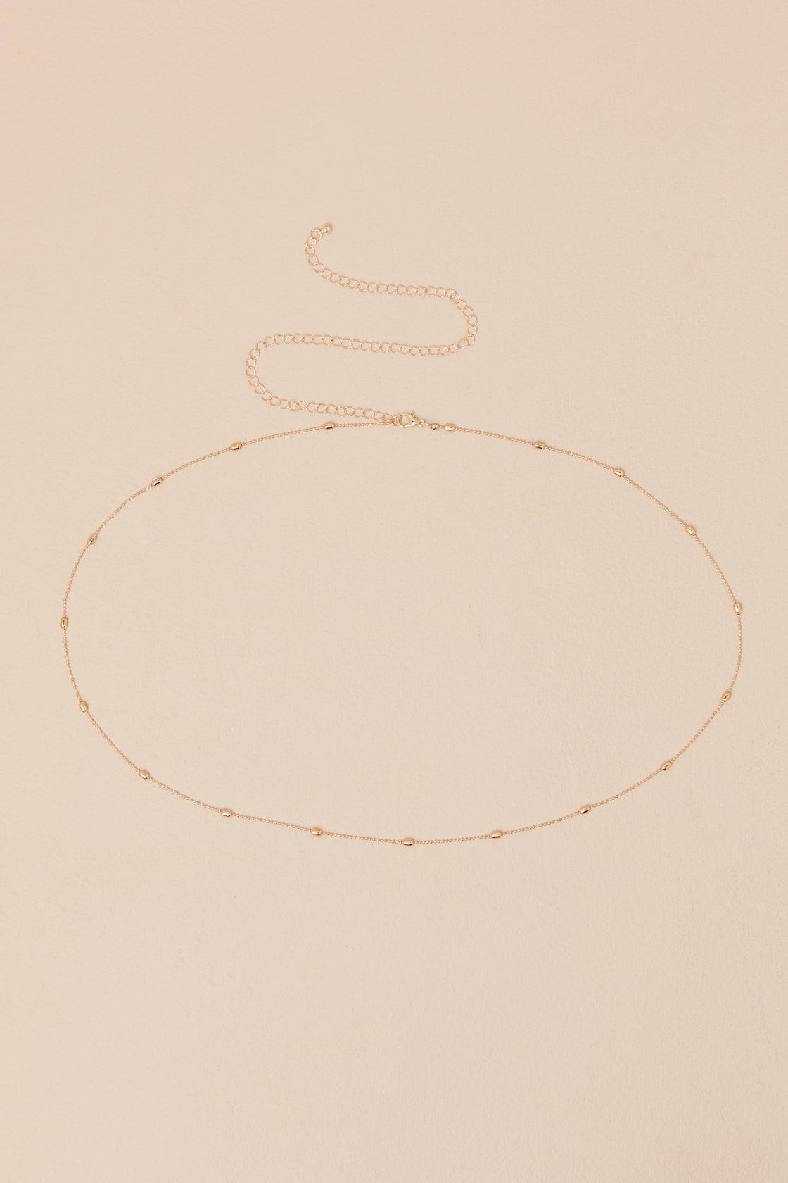 Maui Gold Beaded Body Chain Product Image