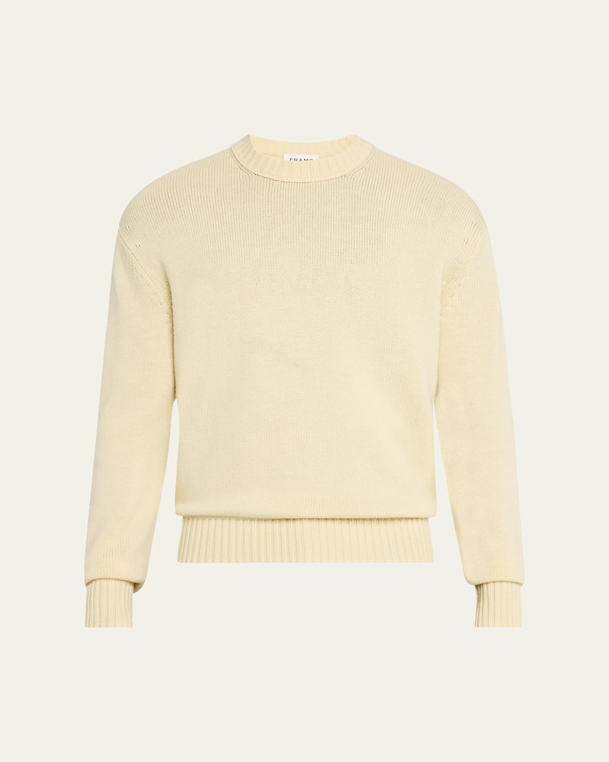 Mens Wool-Cashmere Crew Sweater Product Image