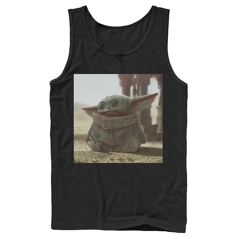 Men's Star Wars The Mandalorian The Child aka Baby Yoda Photograph Tank Top,  Product Image