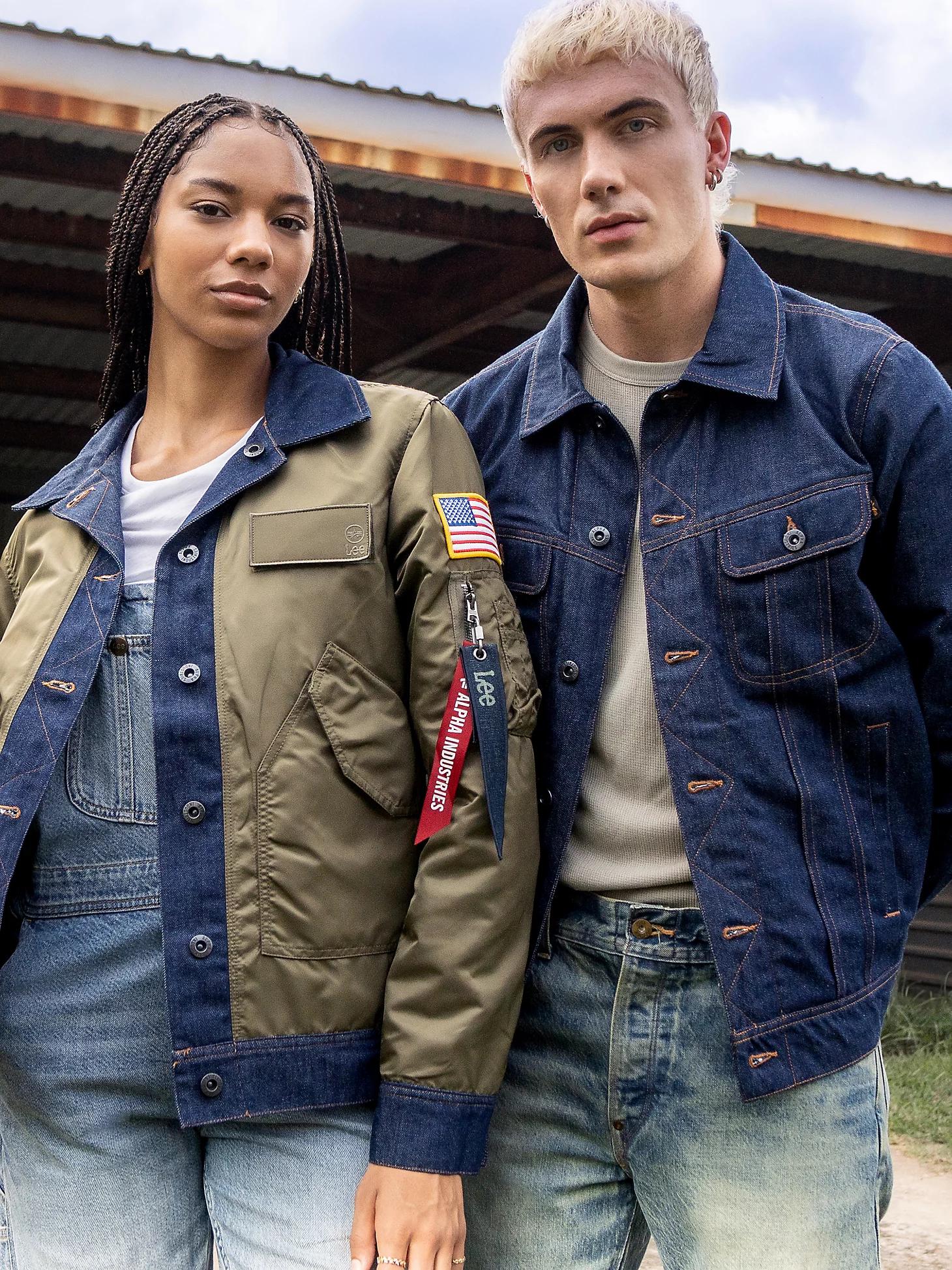 Men's Alpha x Lee® Reversible Rider™ Jacket | Men's Jackets & Outerwear | Lee® Product Image