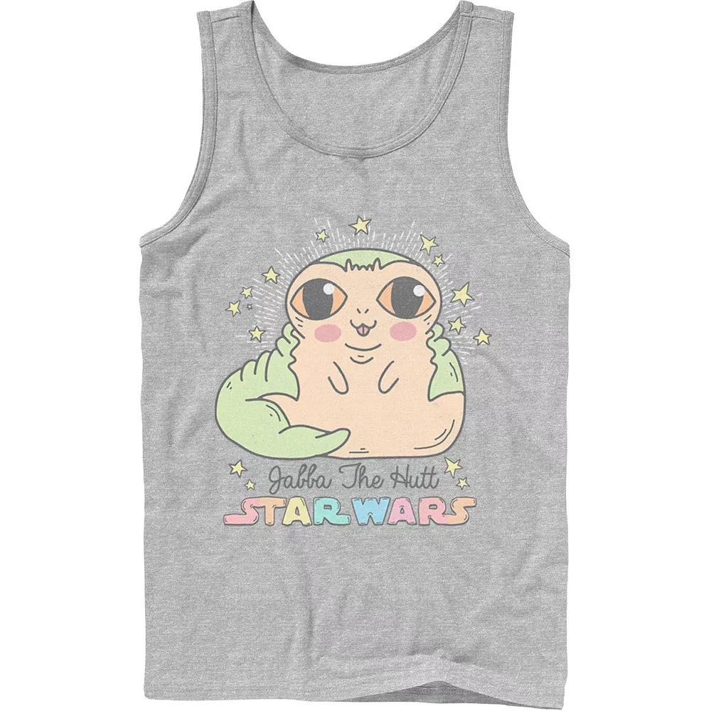 Men's Star Wars Cute Cartoon Jabba The Hutt Tank Top,  Product Image