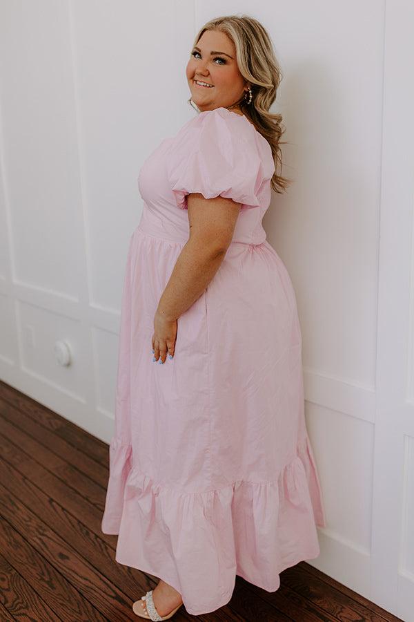 Sweet Serendipity Maxi Dress in Dusty Purple Curves Product Image