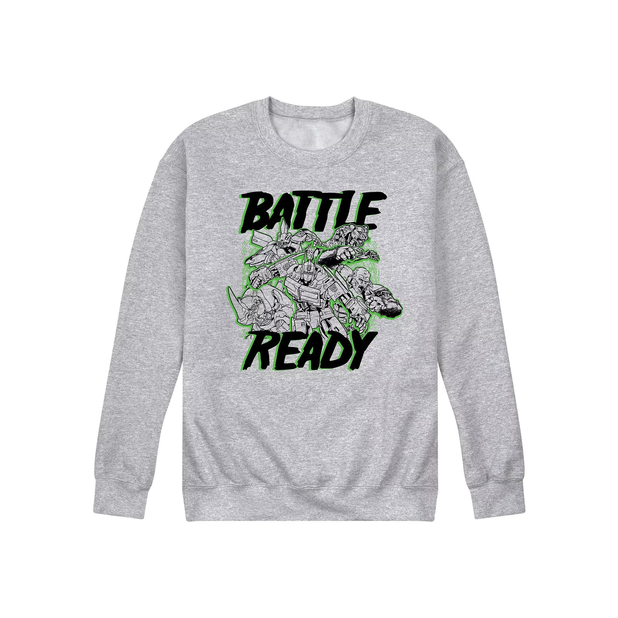 Men's Transformers Battle Ready Fleece Sweatshirt,  Product Image