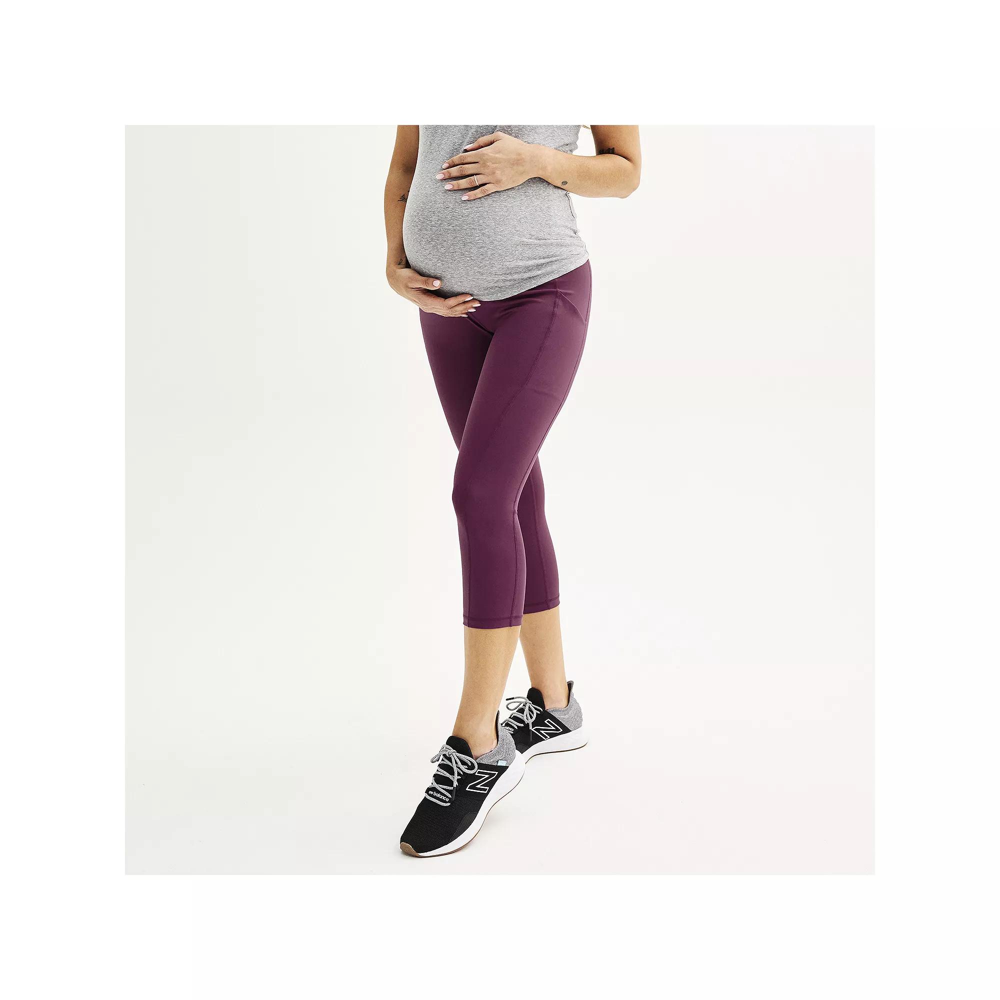 Maternity Tek Gear® Ultrastretch High Rise Capri Pants, Women's,  Product Image
