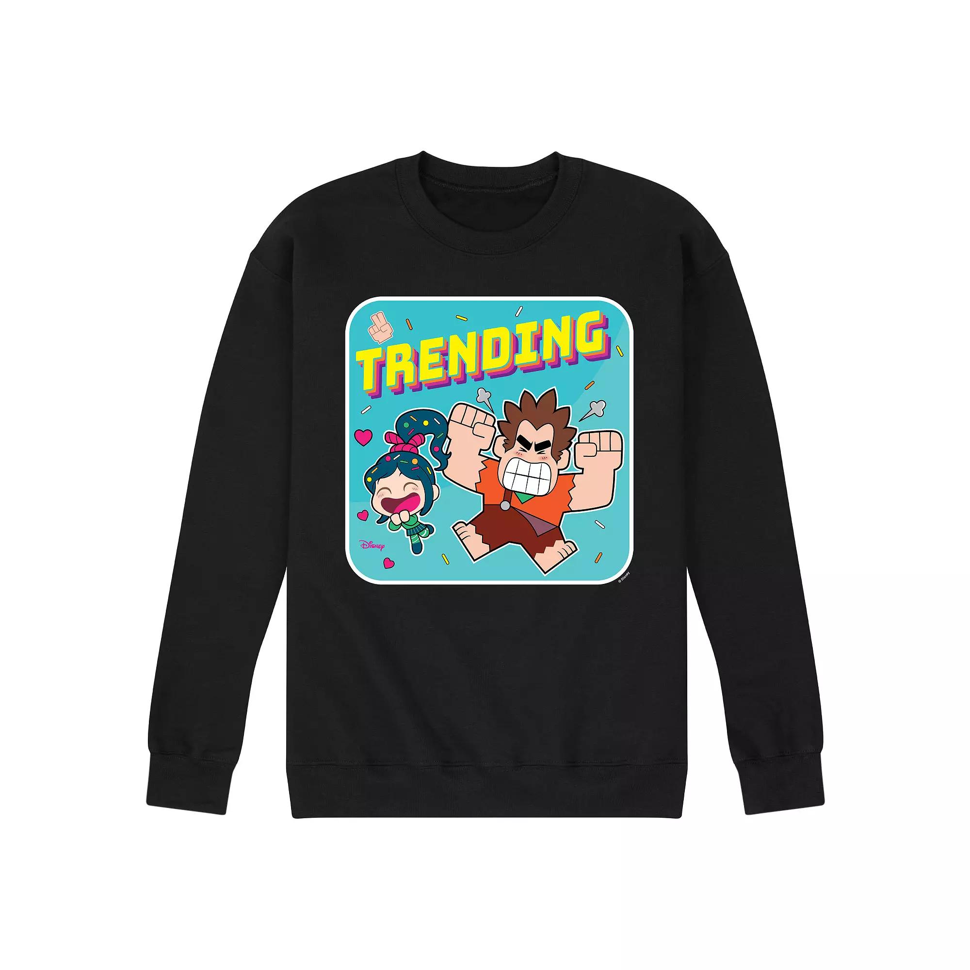 Disney's Wreck It Ralph Men's Trending Fleece Sweatshirt,  Product Image