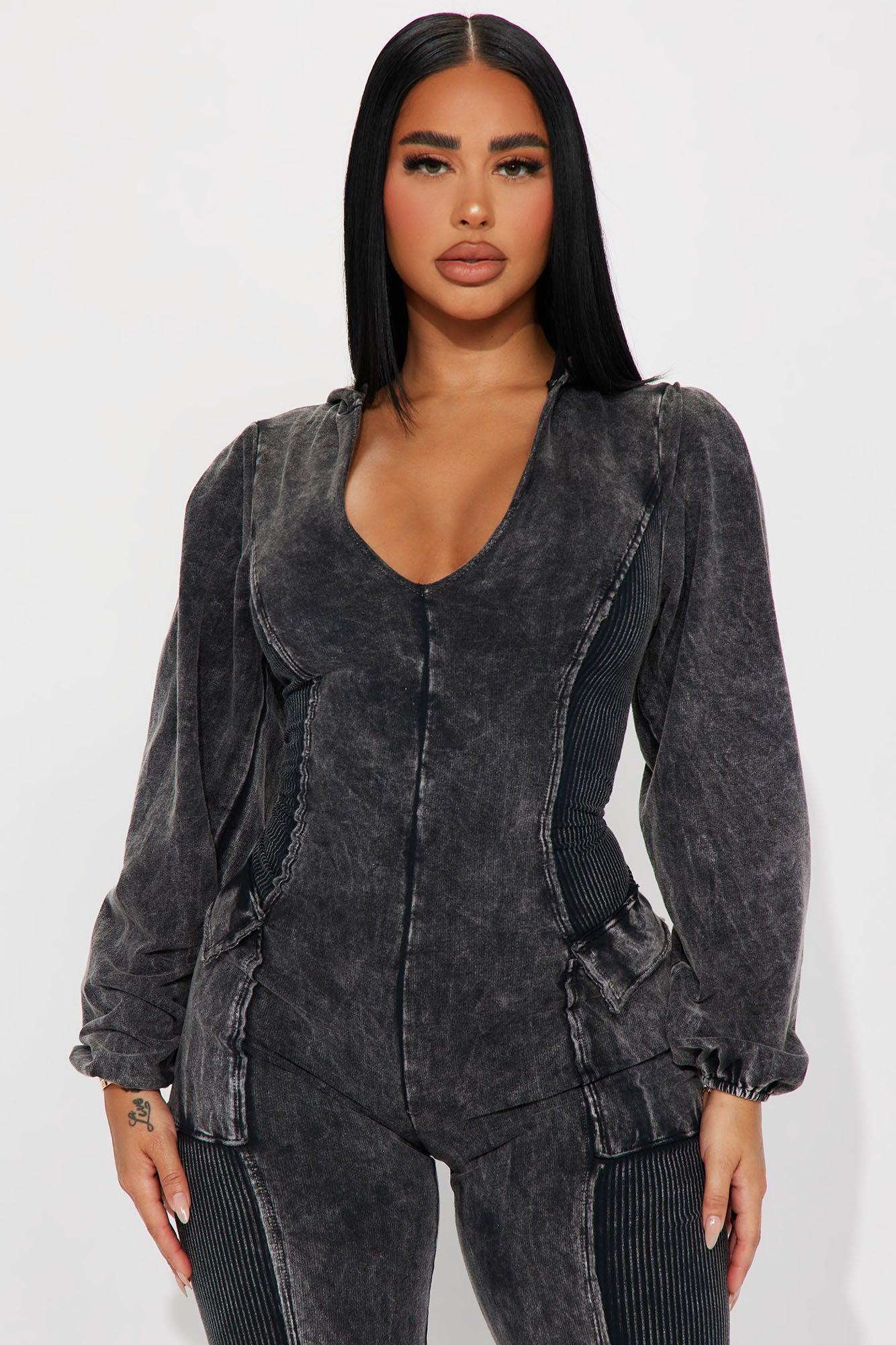 Next Level Lounge Jumpsuit - Black Product Image