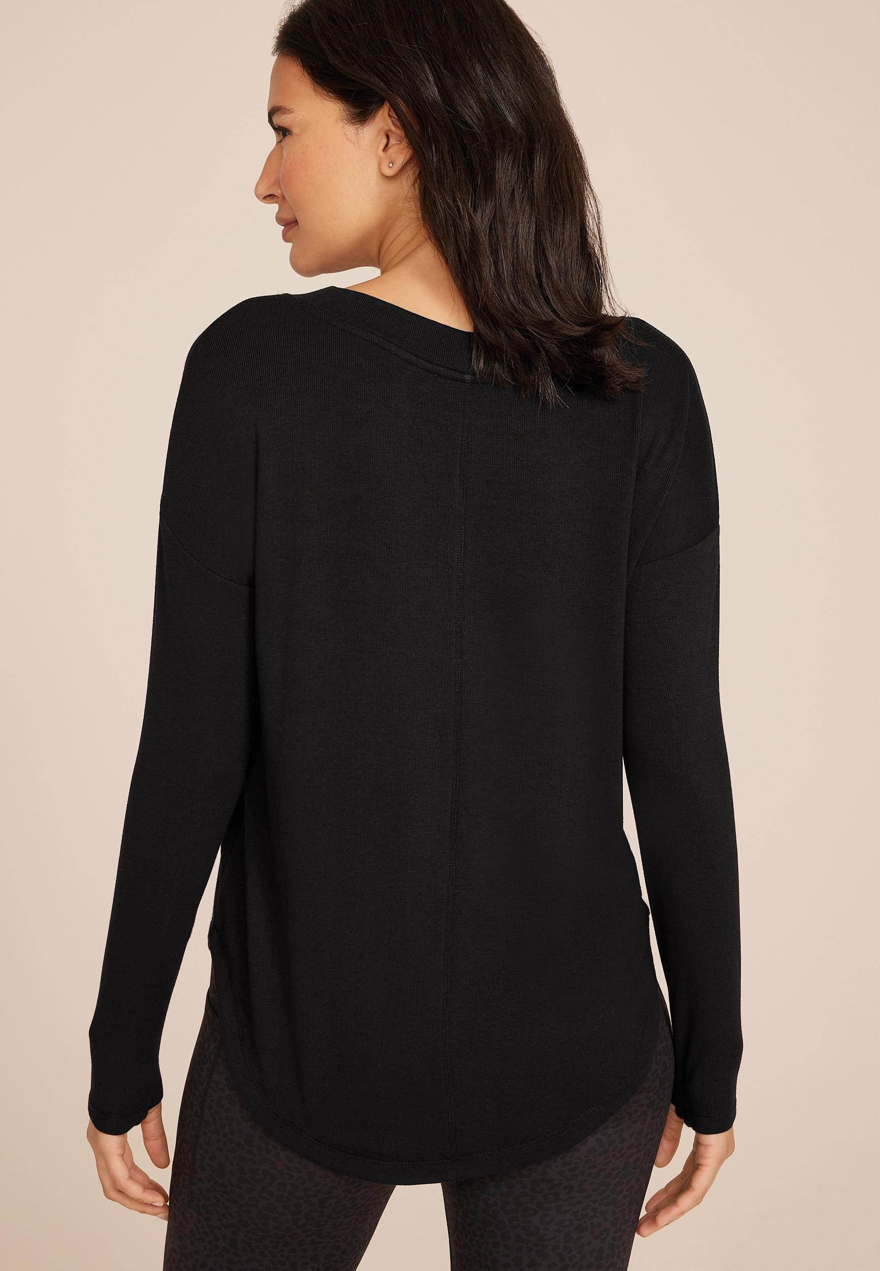 Brushed Ribbed Tunic Top Product Image