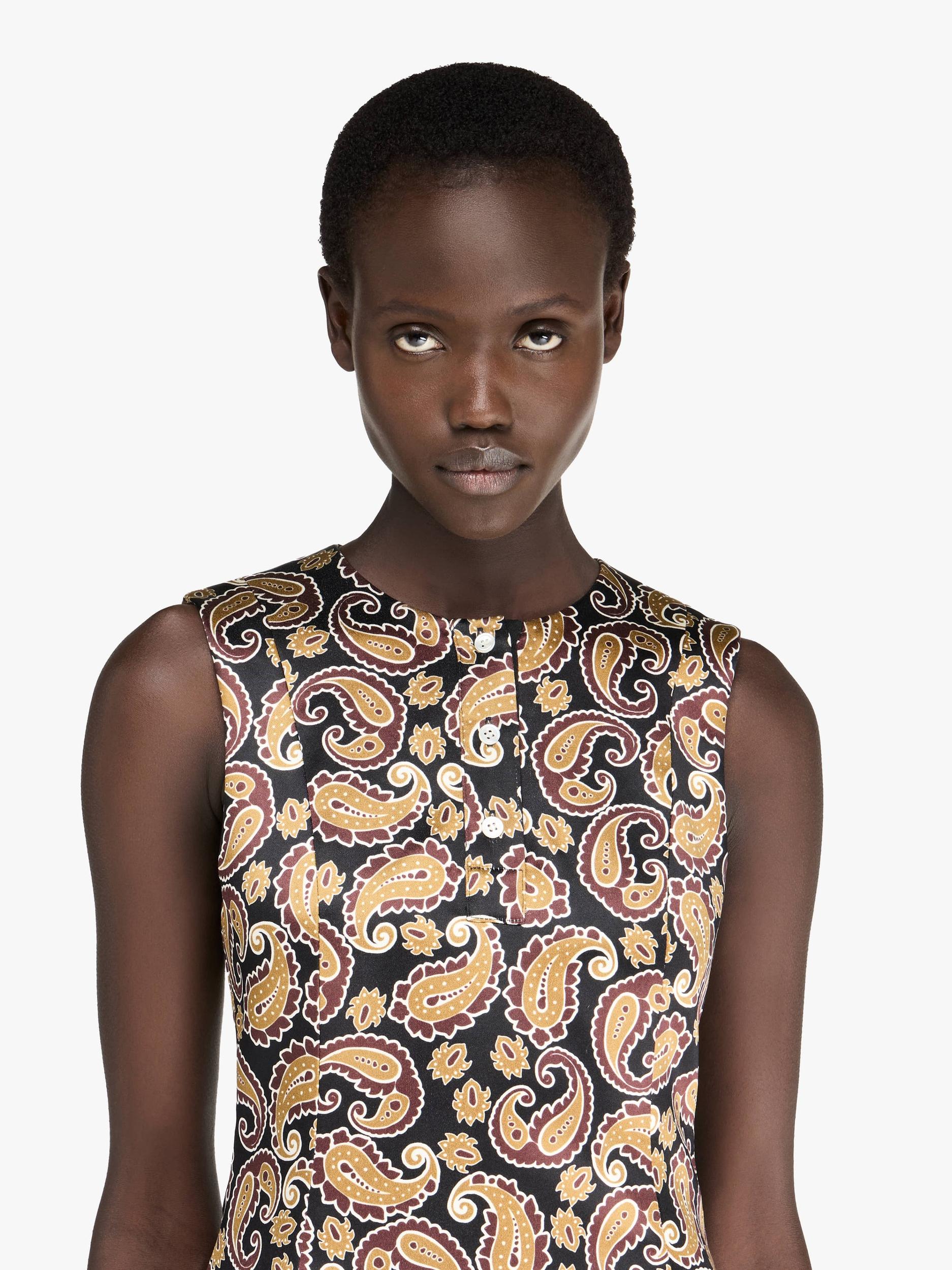 PAISLEY' PRINT CIRCLE-SKIRT DRESS Product Image