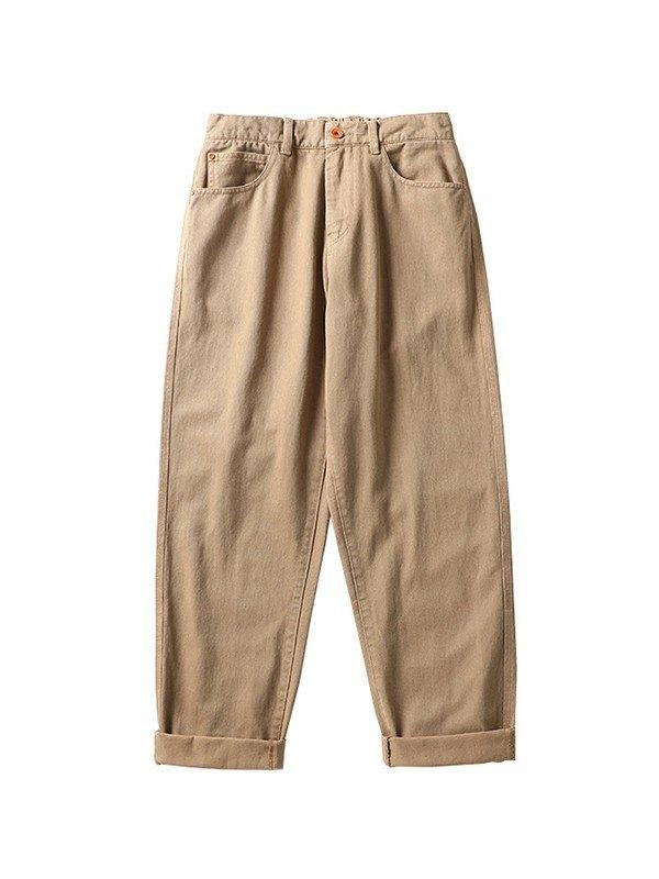 Men's Casual Straight Leg Cargo Pants Product Image