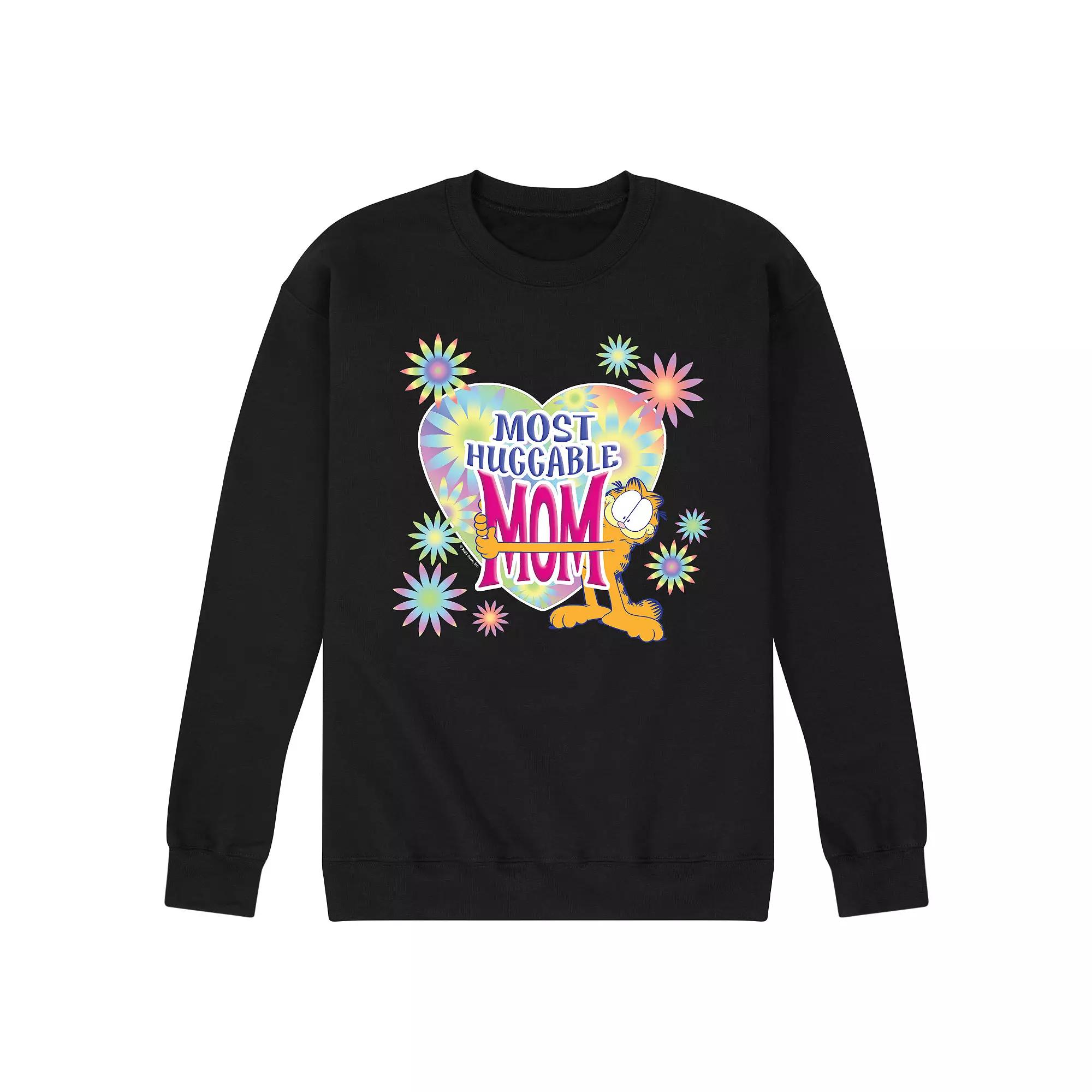 Men's Garfield Most Huggable Mom Graphic Fleece Pullover,  Product Image