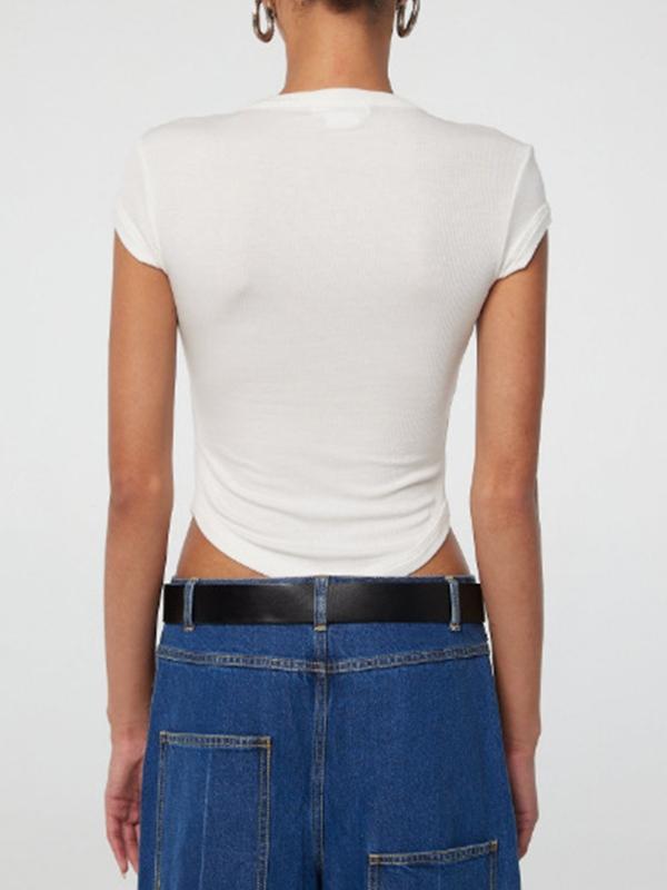 Casual Short Sleeve Tee Product Image