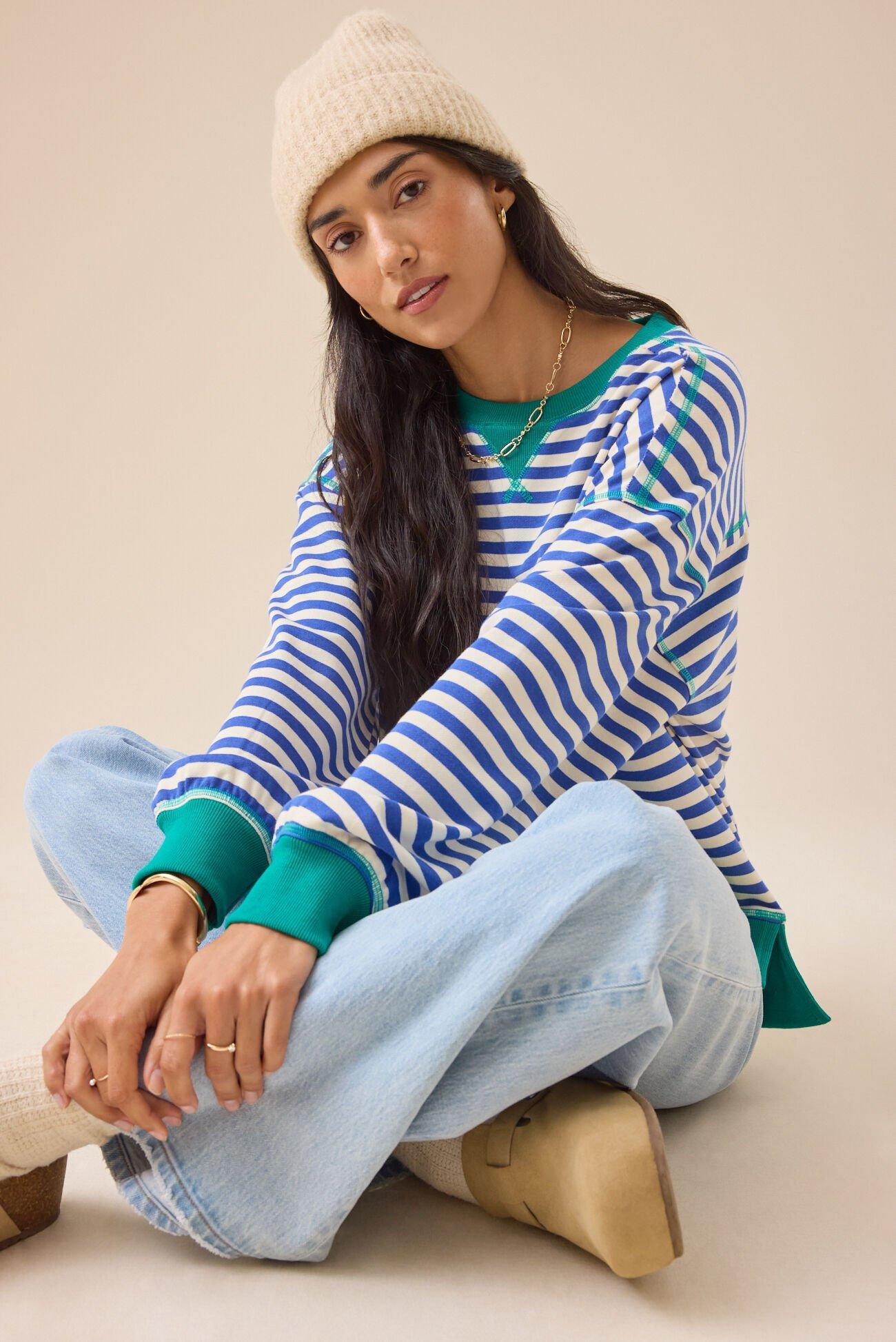 Pace Setter Stripe Crewneck Product Image